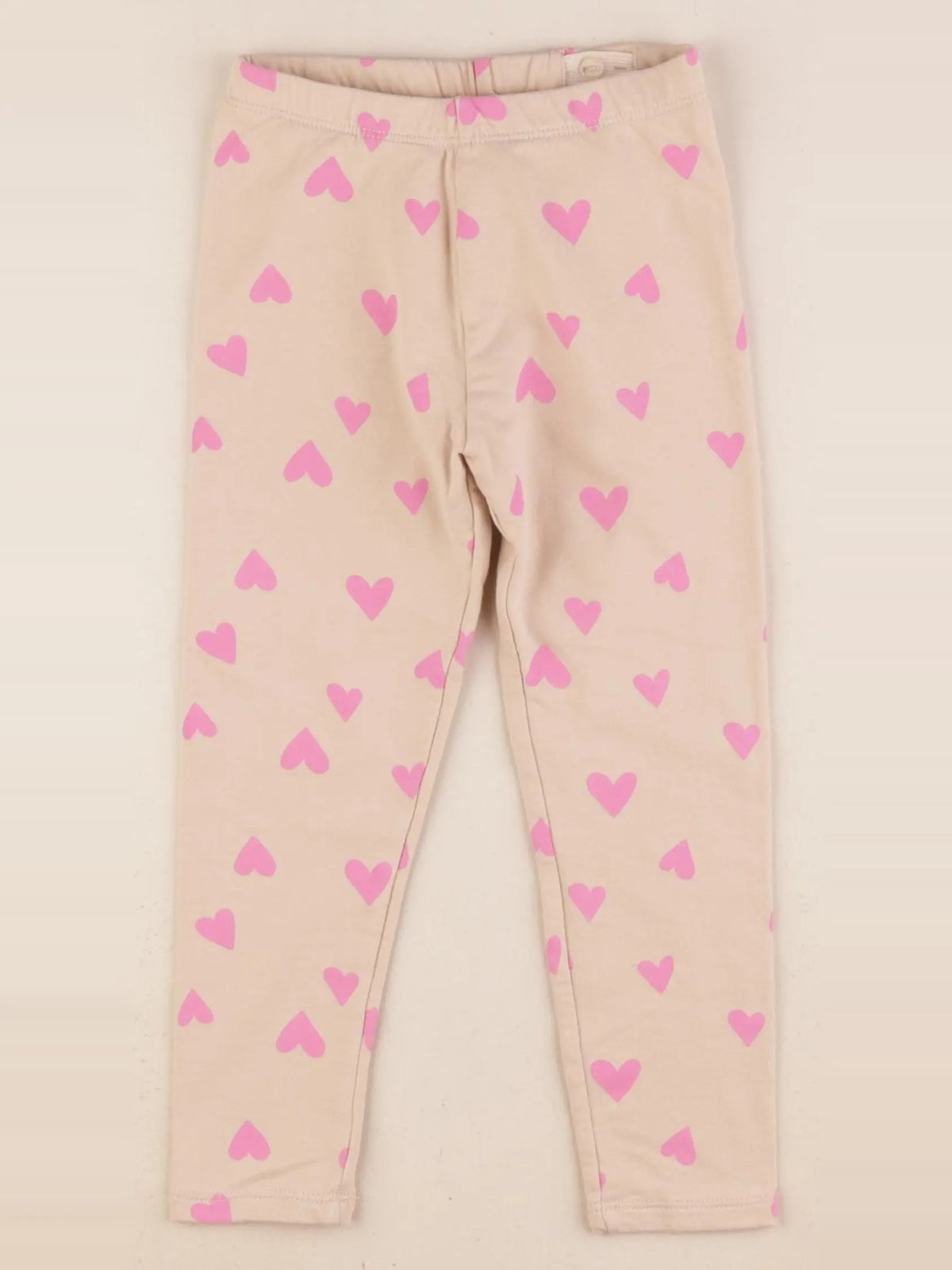 H&M - legging beige - 3/4 ans