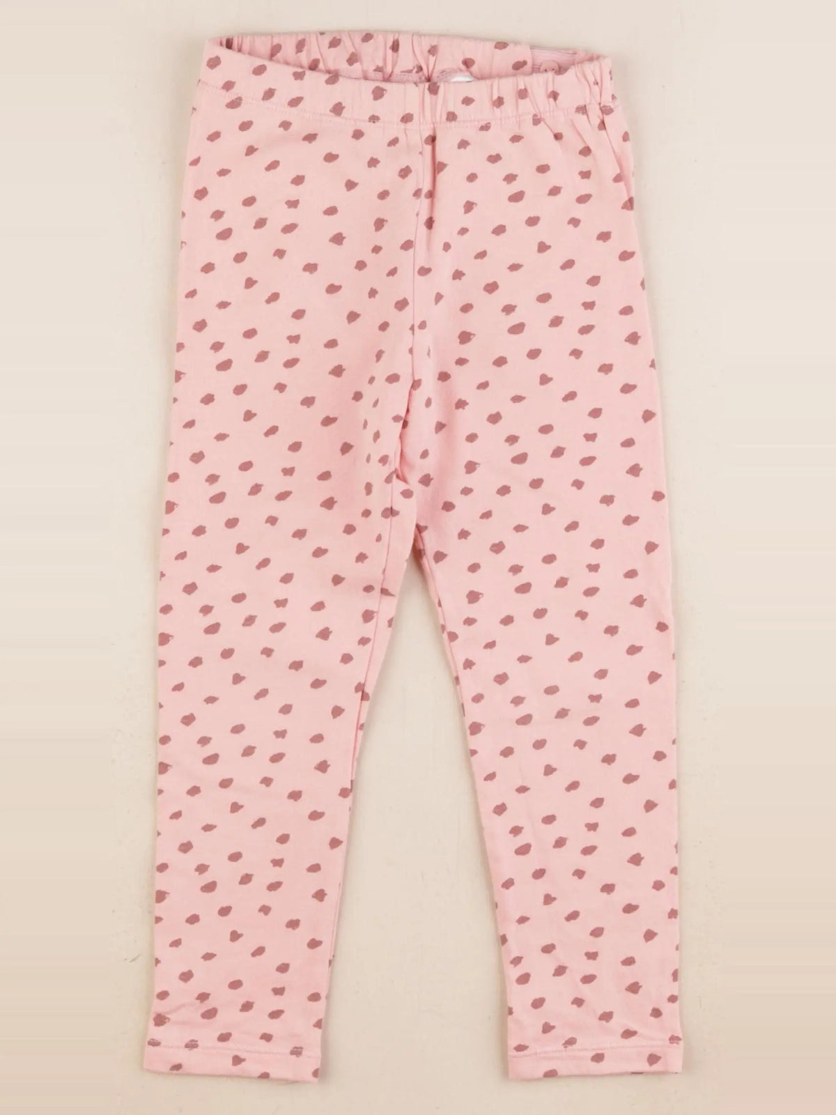 H&M - legging rose - 3/4 ans