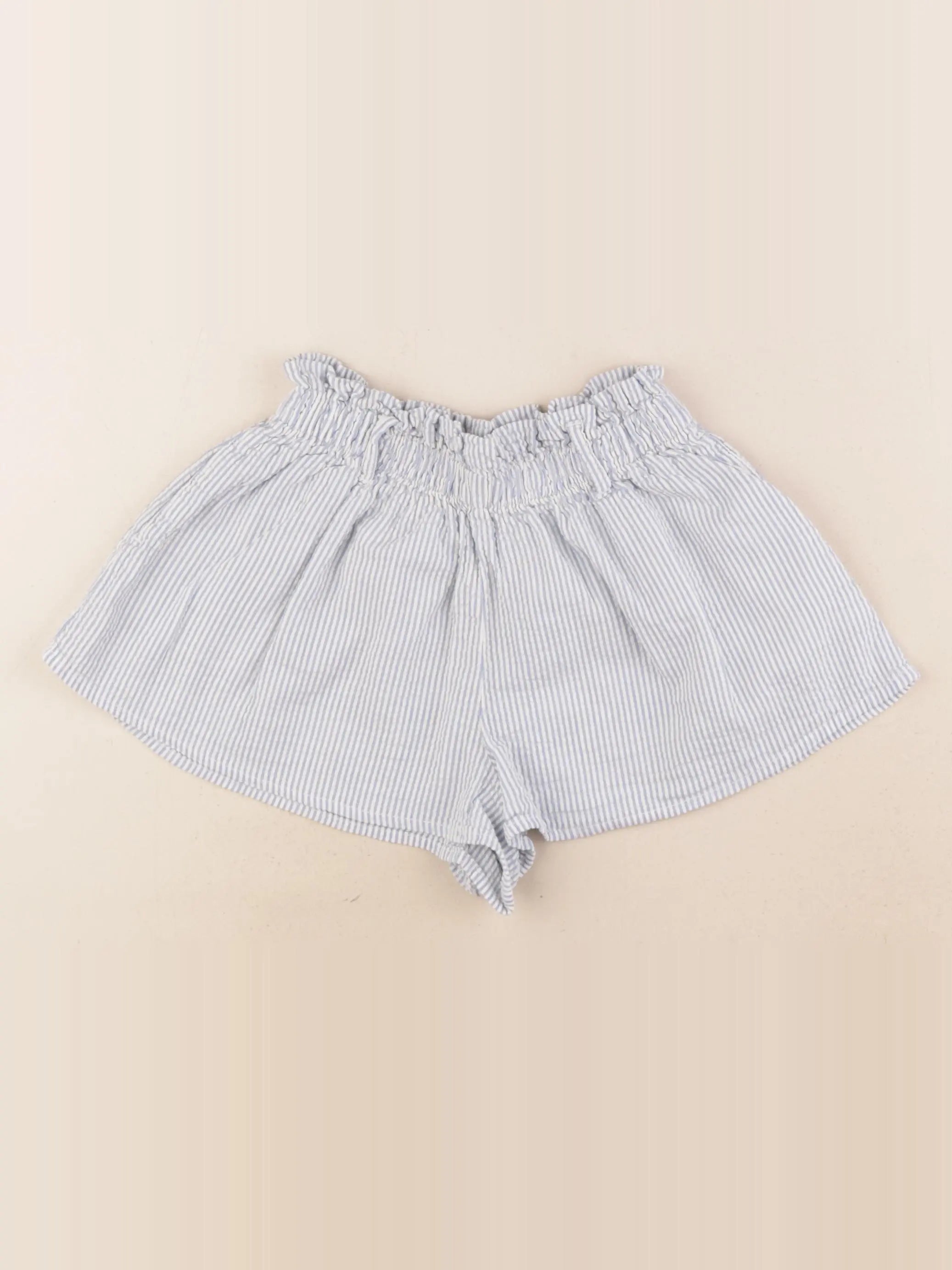 H&M - short bleu - 18/24 mois