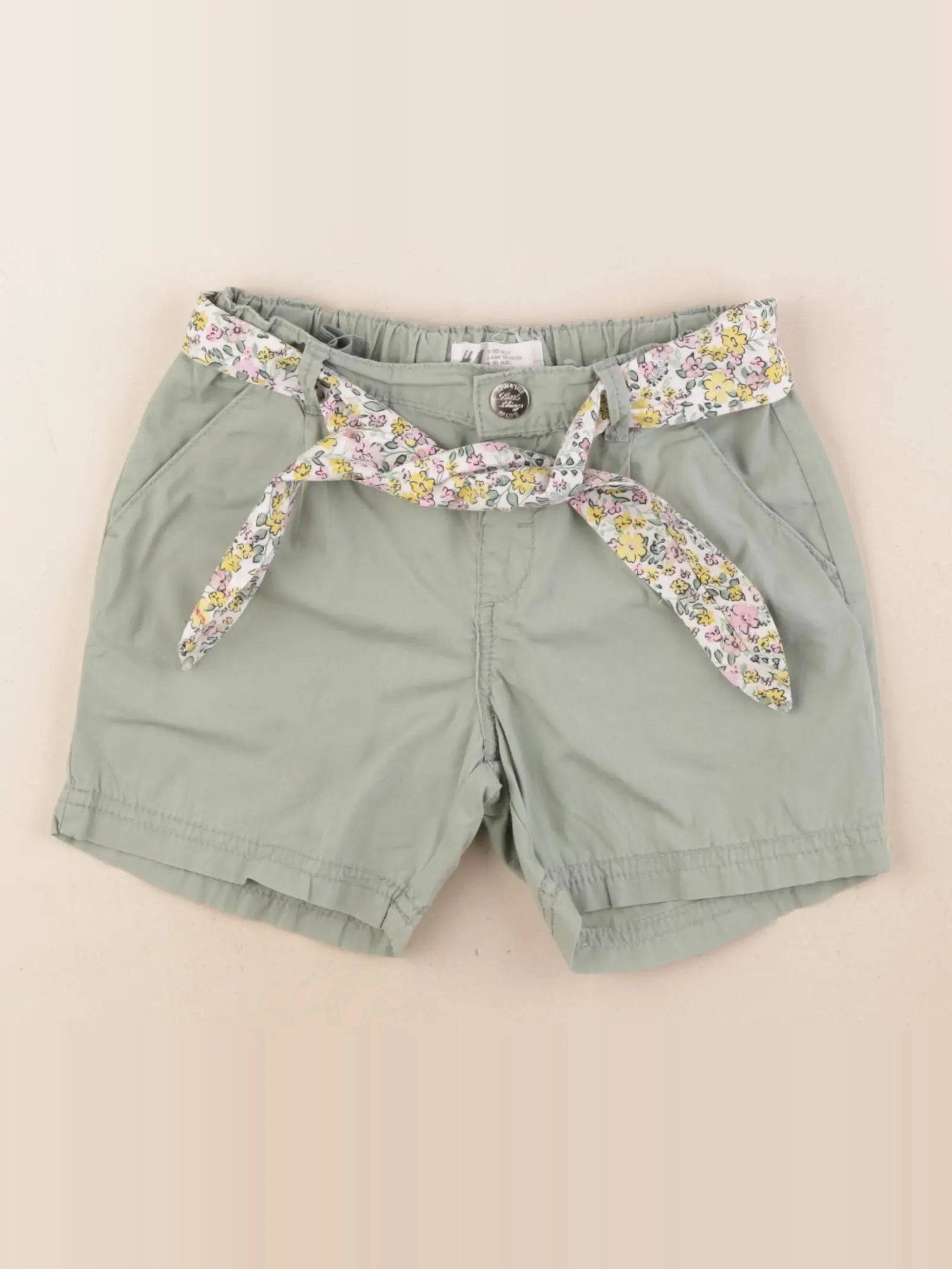 H&M - short vert - 4/5 ans