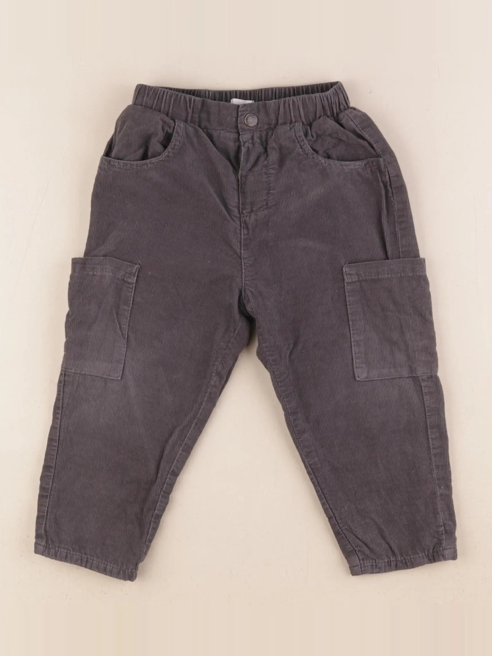 Vertbaudet - pantalon gris - 24 mois