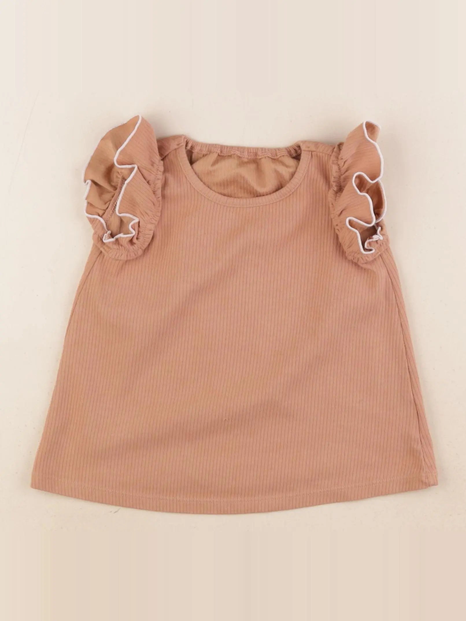 Uniqlo - tee-shirt marron - 18/24 mois