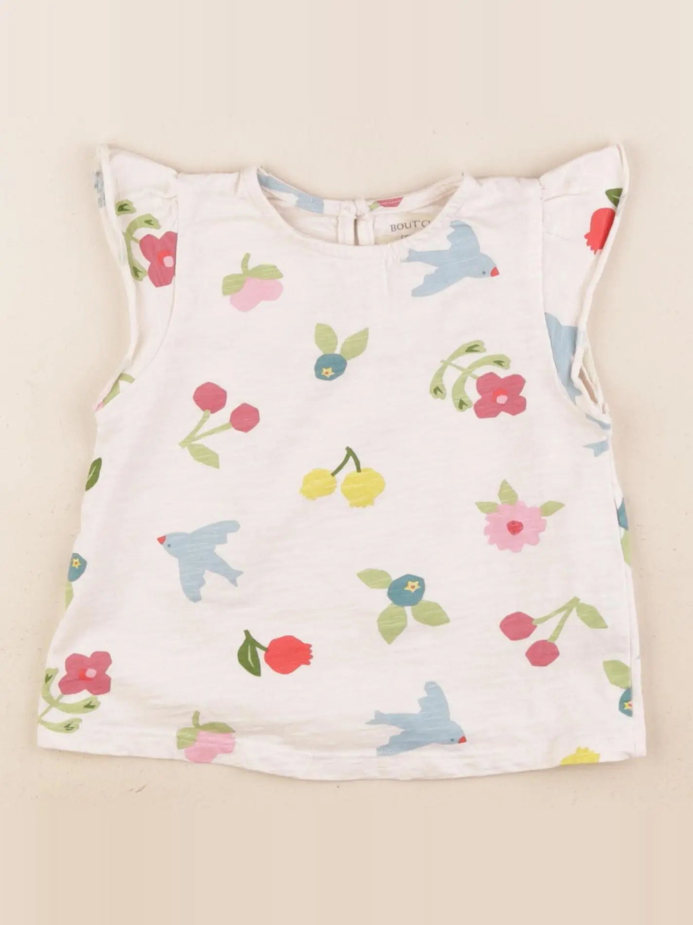 Boutchou - tee-shirt beige - 24 mois