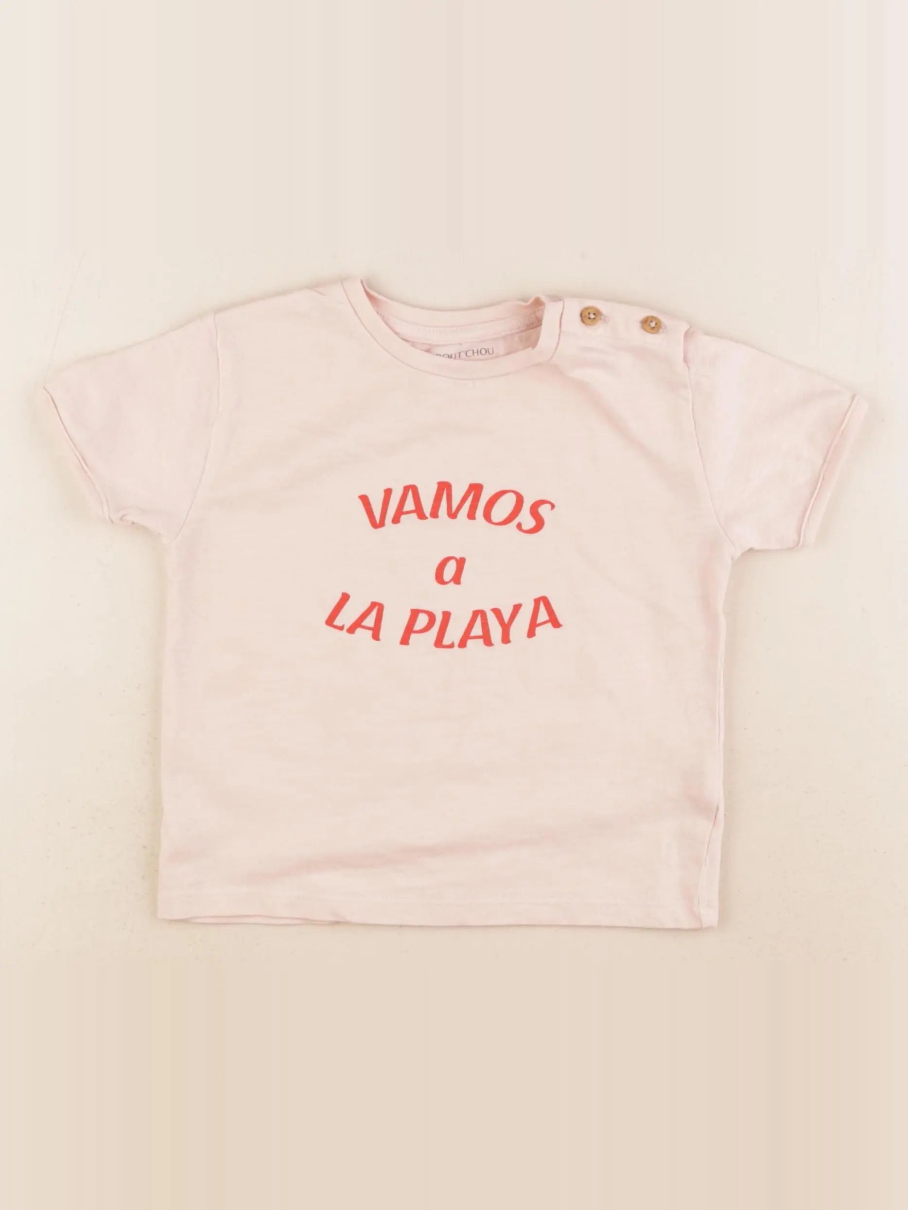 Boutchou - tee-shirt rose - 24 mois