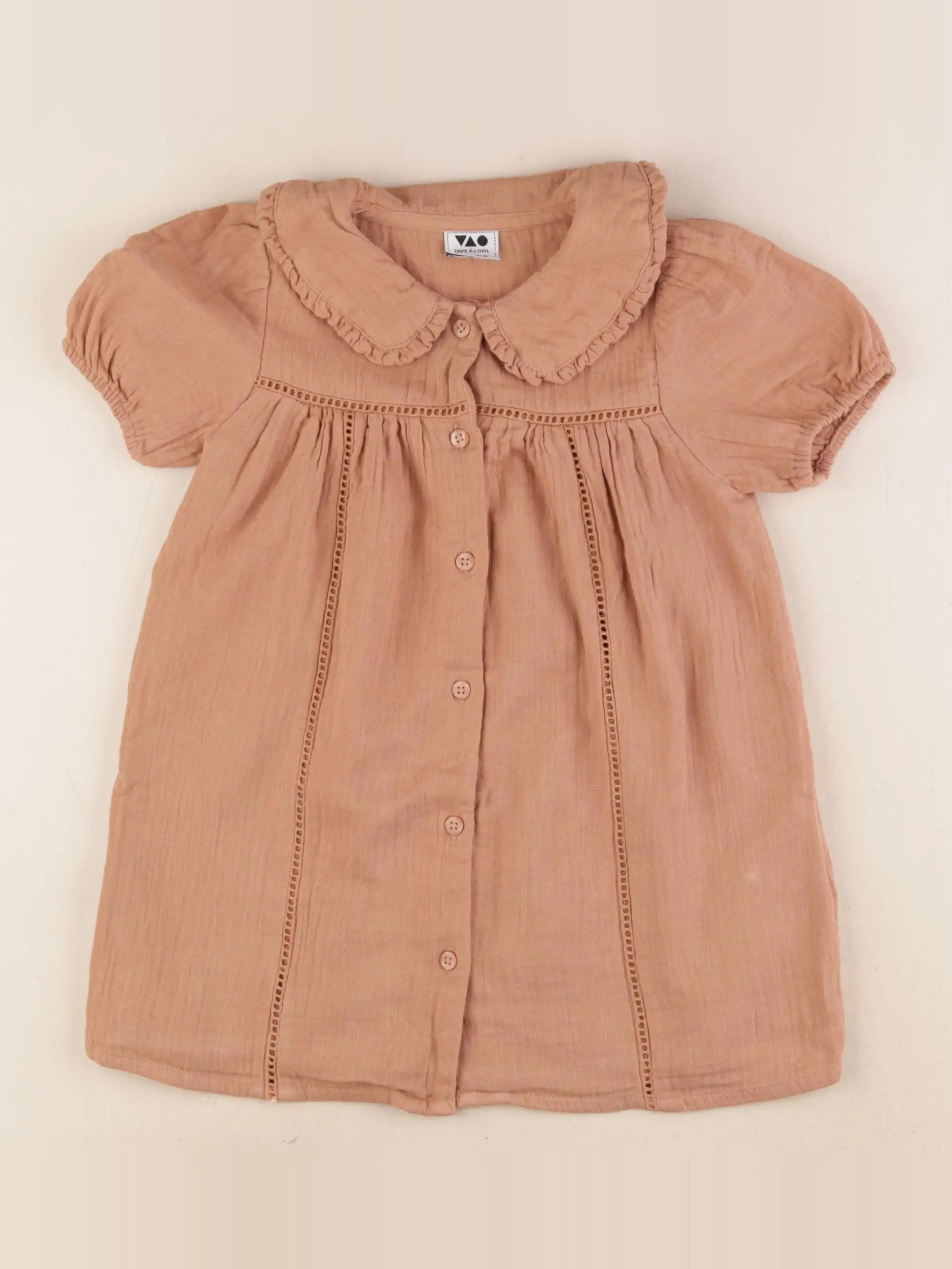 Tape à l'oeil - robe marron - 24 mois