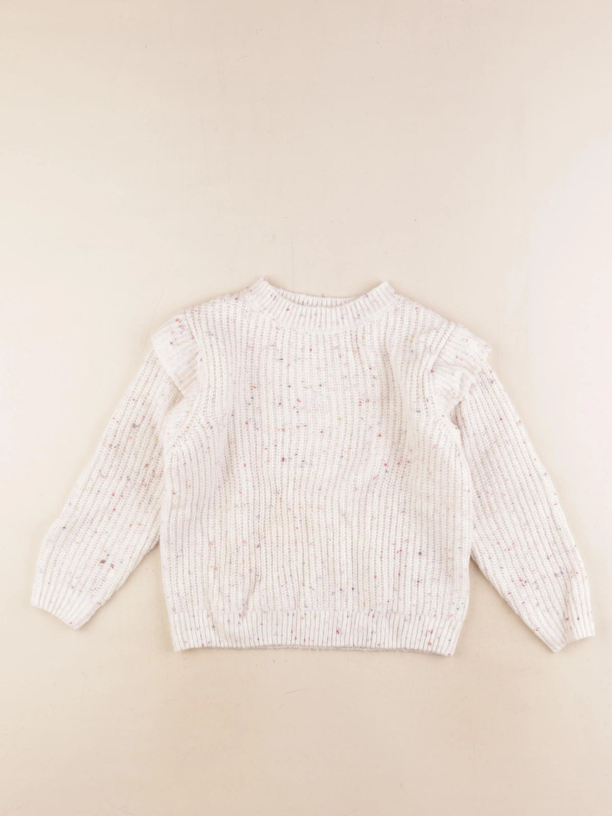 Vertbaudet - pull beige - 5 ans