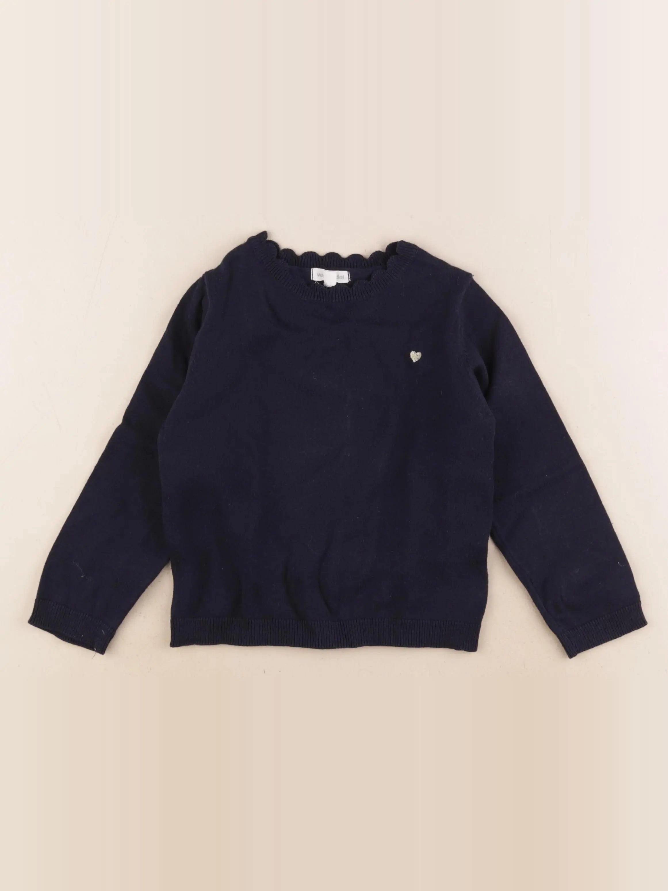 Vertbaudet - pull bleu - 5 ans