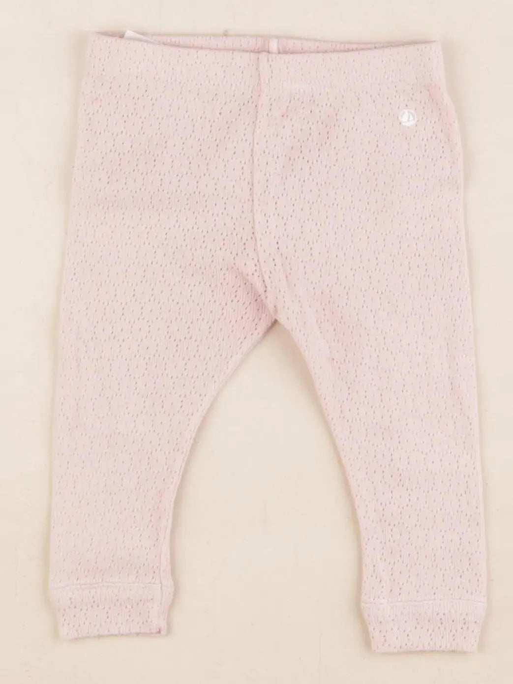 Petit Bateau - legging rose - 6 mois