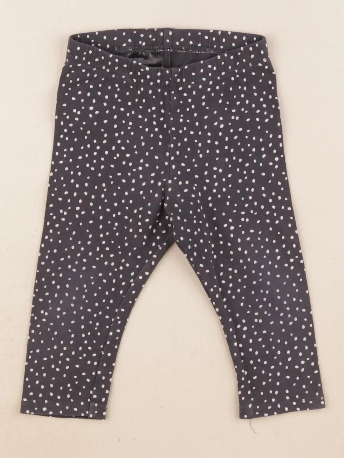 H&M - legging gris - 6/9 mois