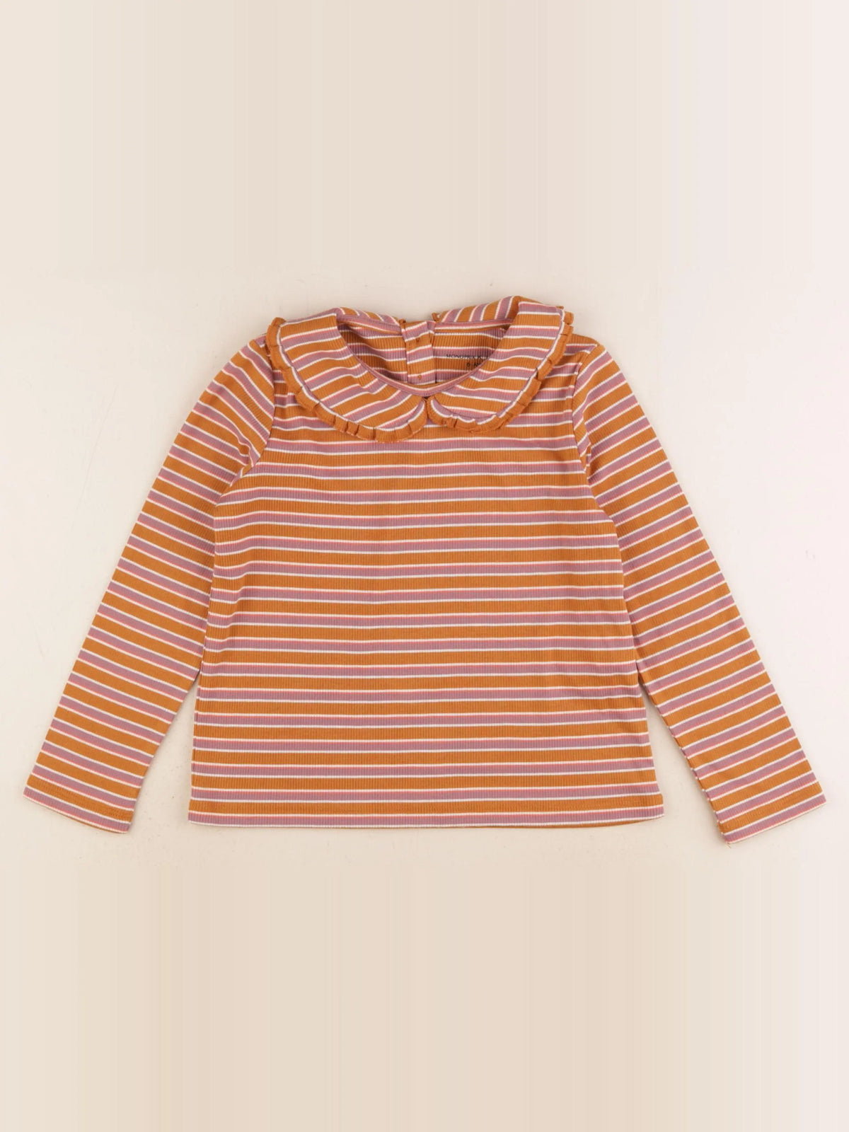 Monoprix - tee-shirt marron - 6 ans