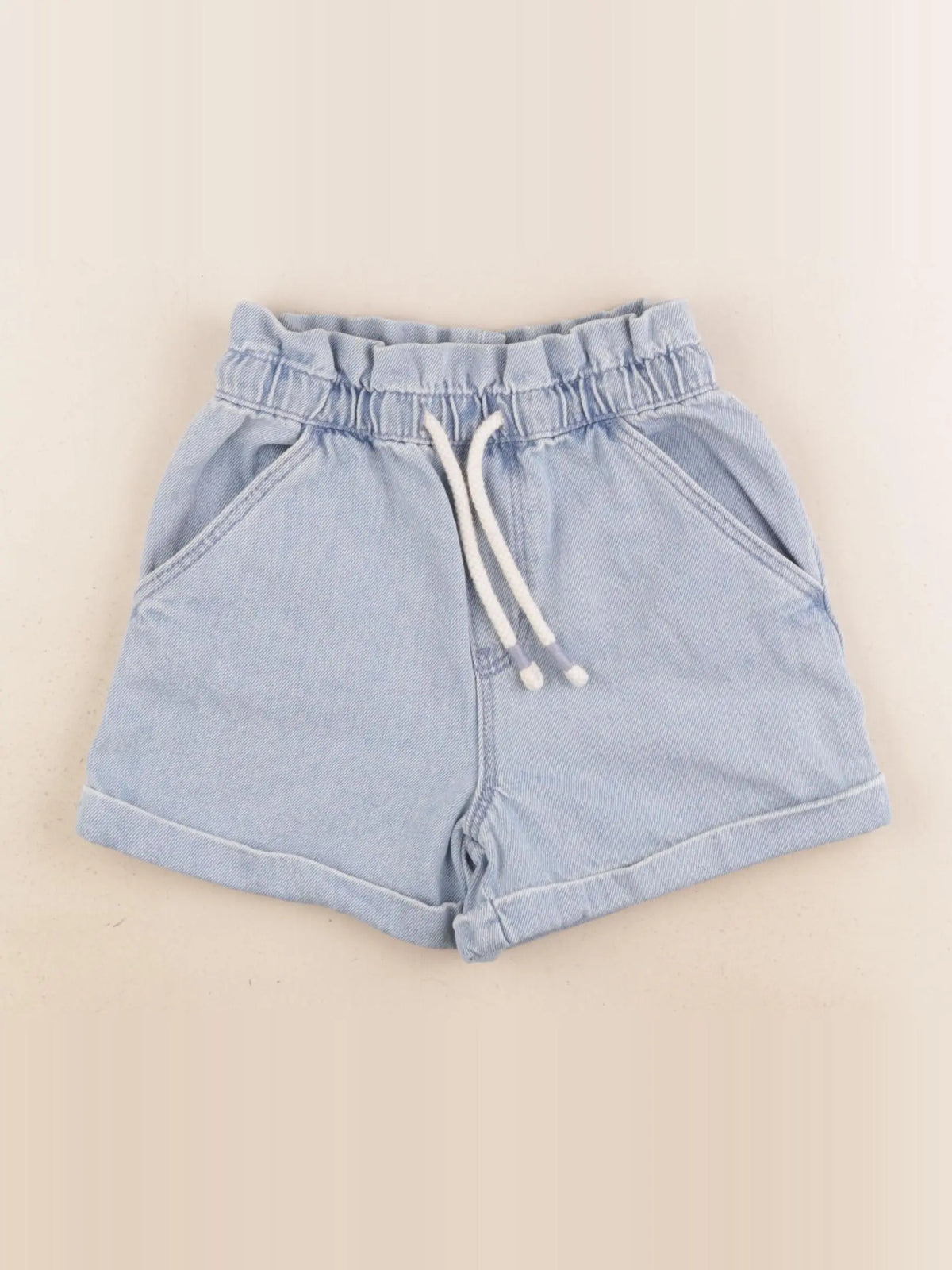 Monoprix - short bleu - 6 ans