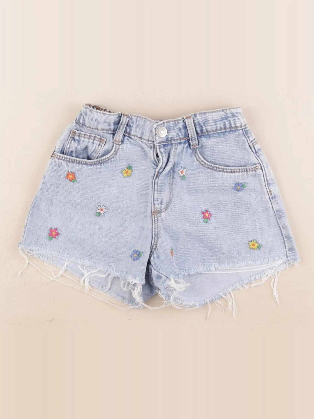 Zara - short bleu - 3/4 ans