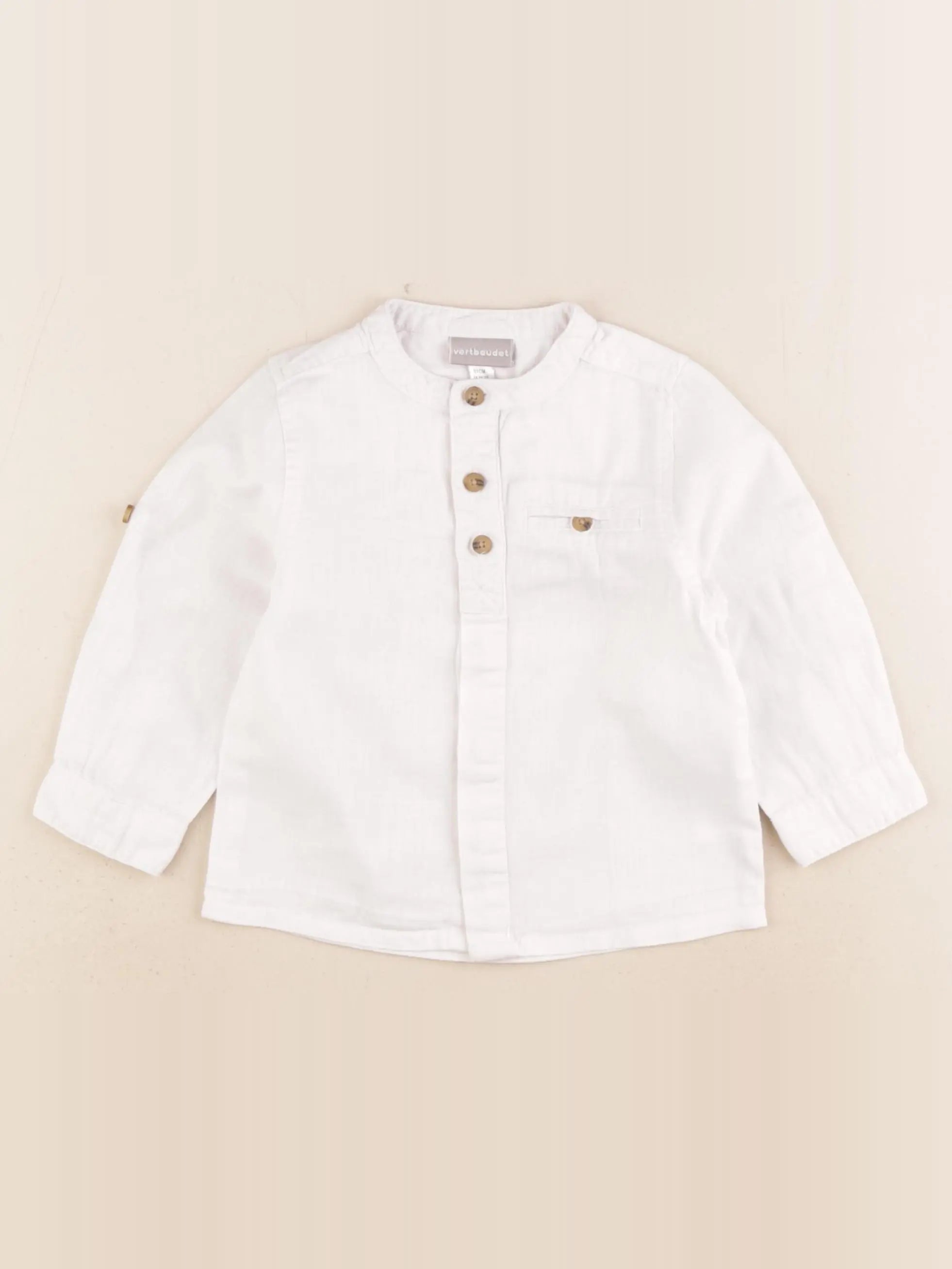 Vertbaudet - chemise blanc - 18 mois