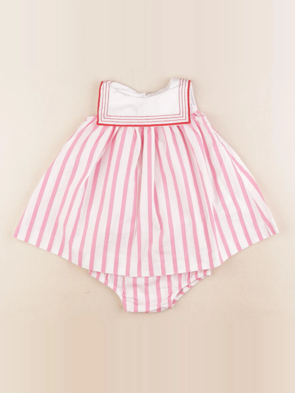 Jacadi - robe rose - 6 mois