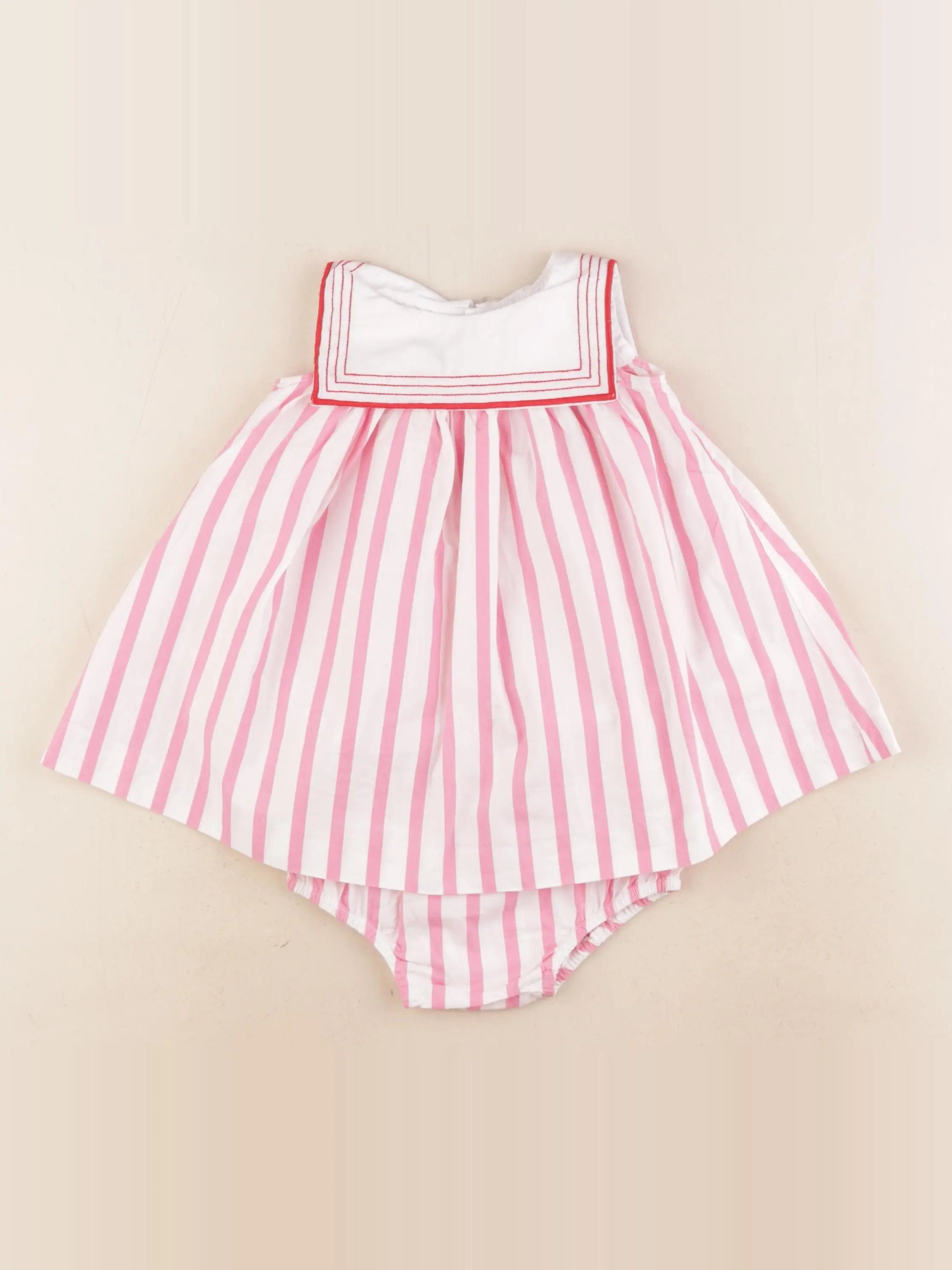 Jacadi - robe rose - 6 mois