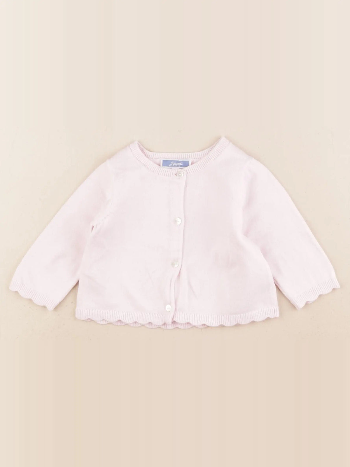 Jacadi - gilet rose - 6 mois
