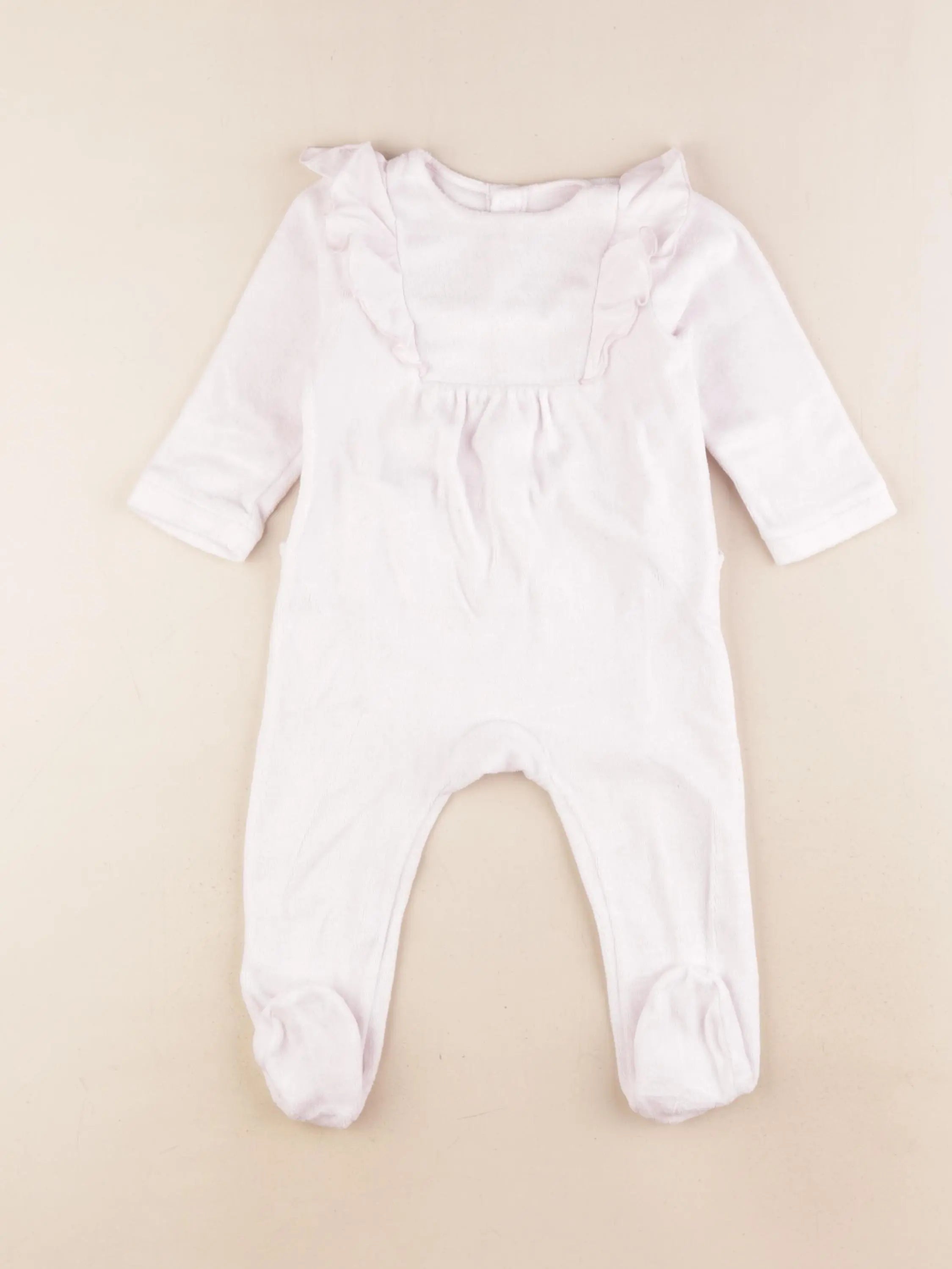 Jacadi - pyjama velours rose - 12 mois