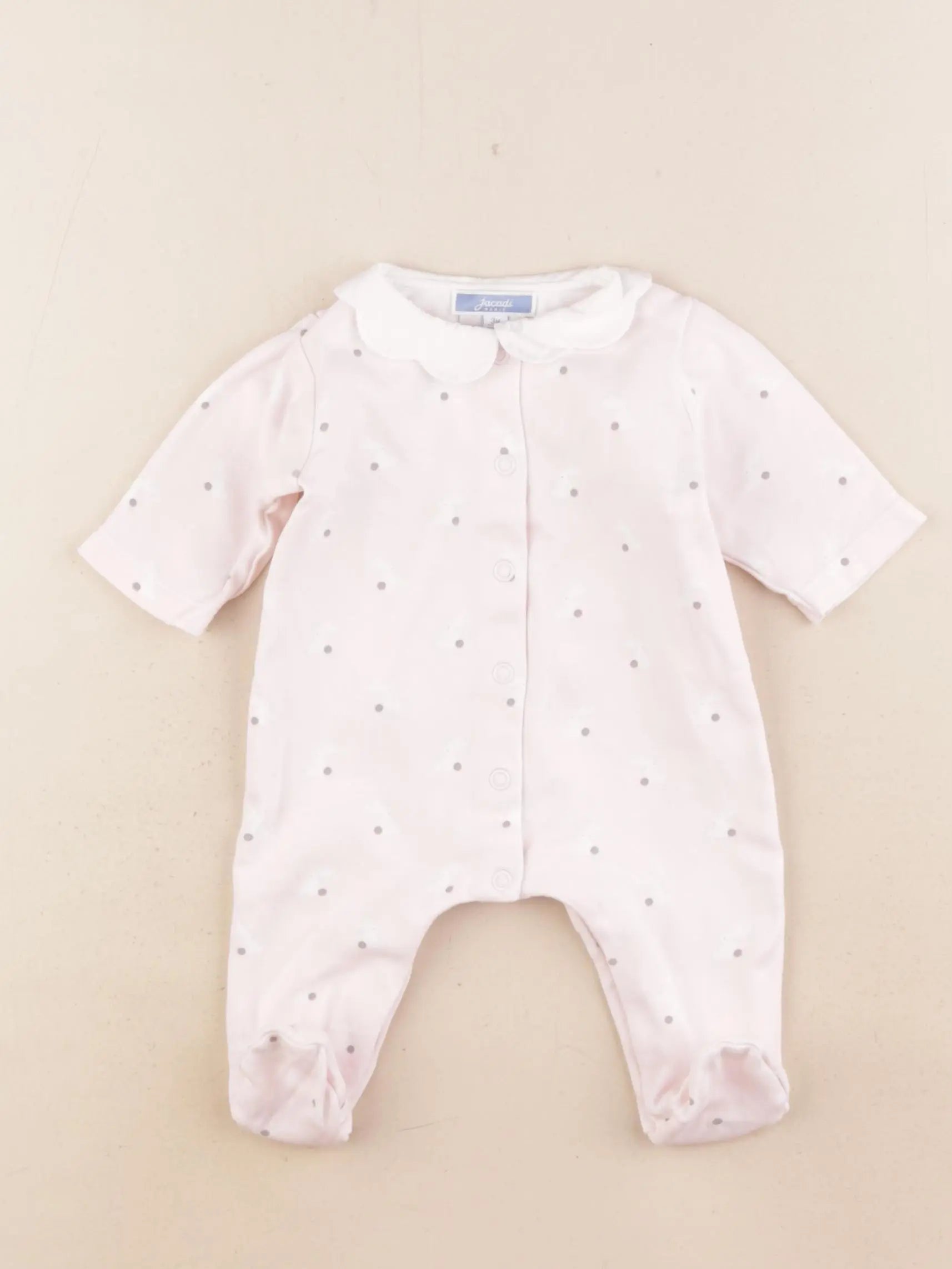 Jacadi - pyjama coton rose - 3 mois