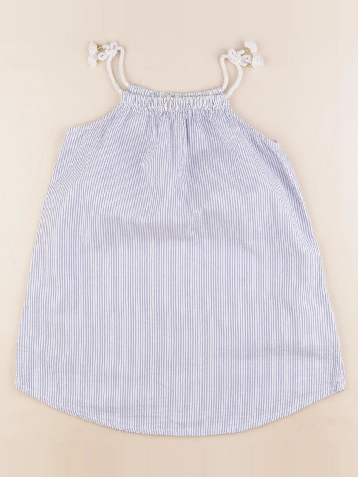 H&M - robe bleu - 4/5 ans