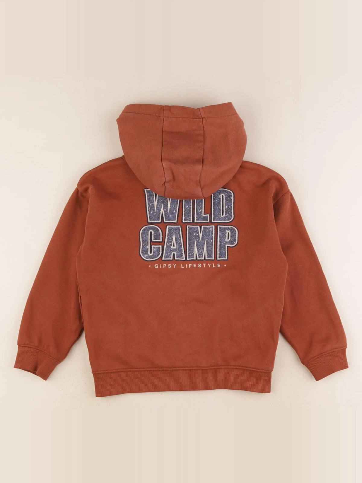 Vertbaudet - sweat marron - 6 ans
