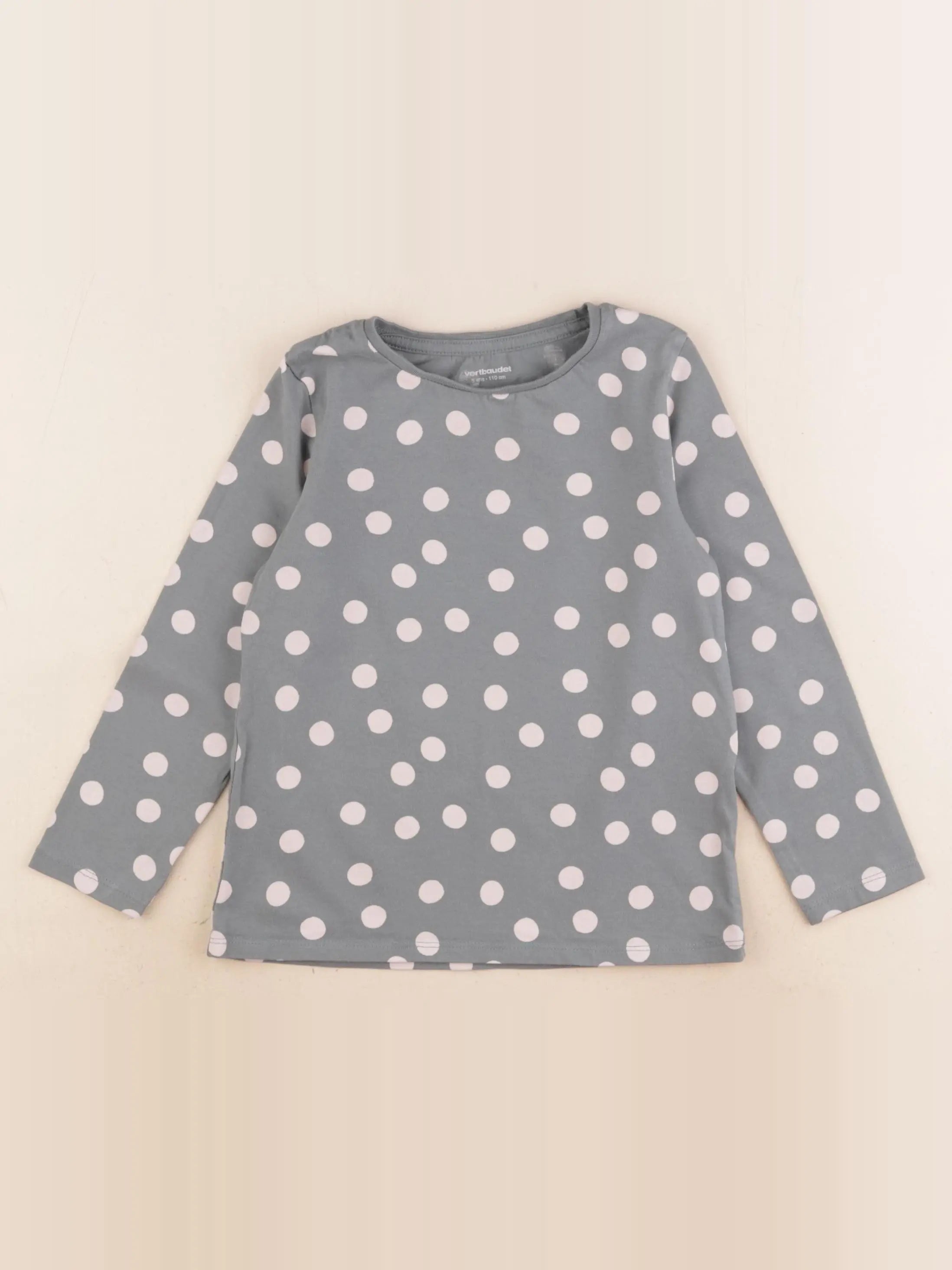 Vertbaudet - tee-shirt vert - 5 ans