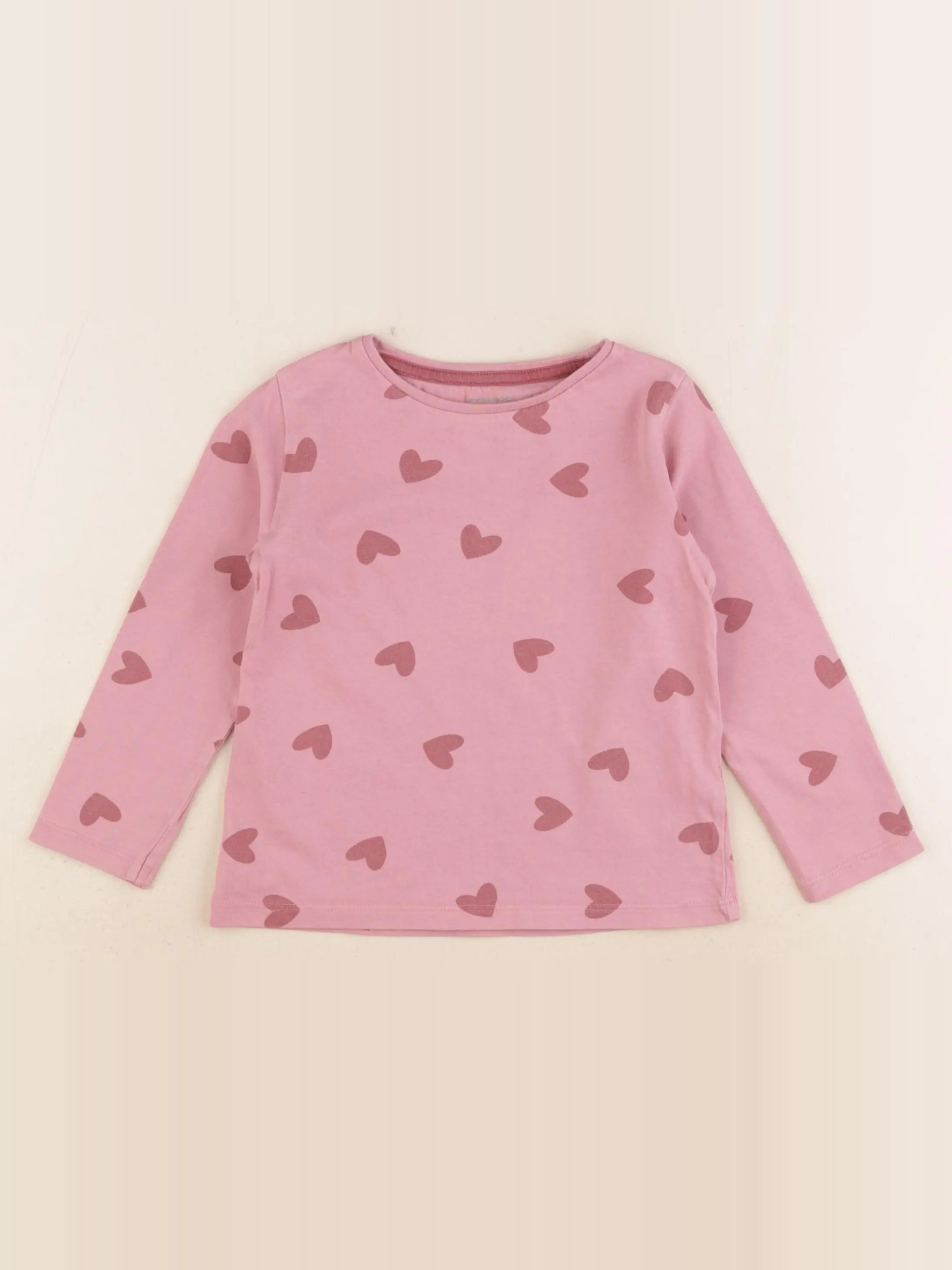 Vertbaudet - tee-shirt rose - 4 ans