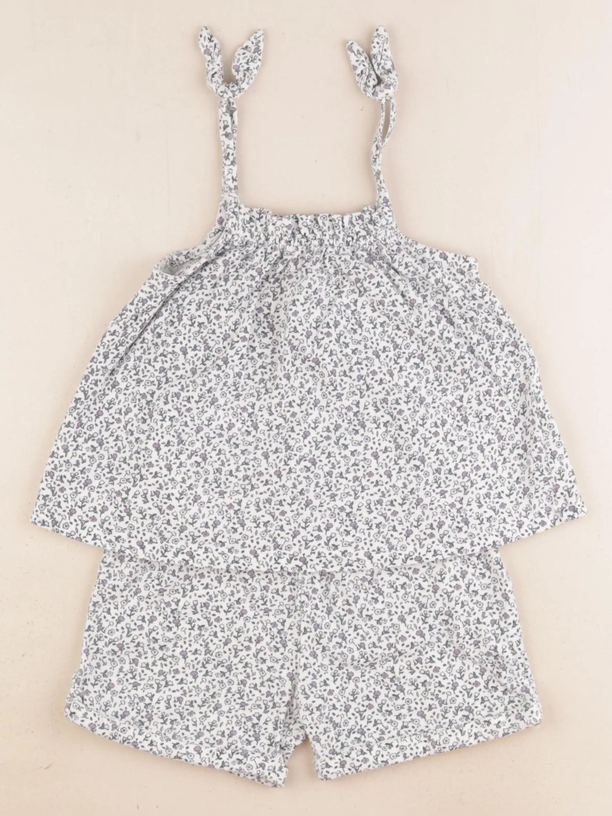 Vertbaudet - pyjama coton multicolore - 4 ans