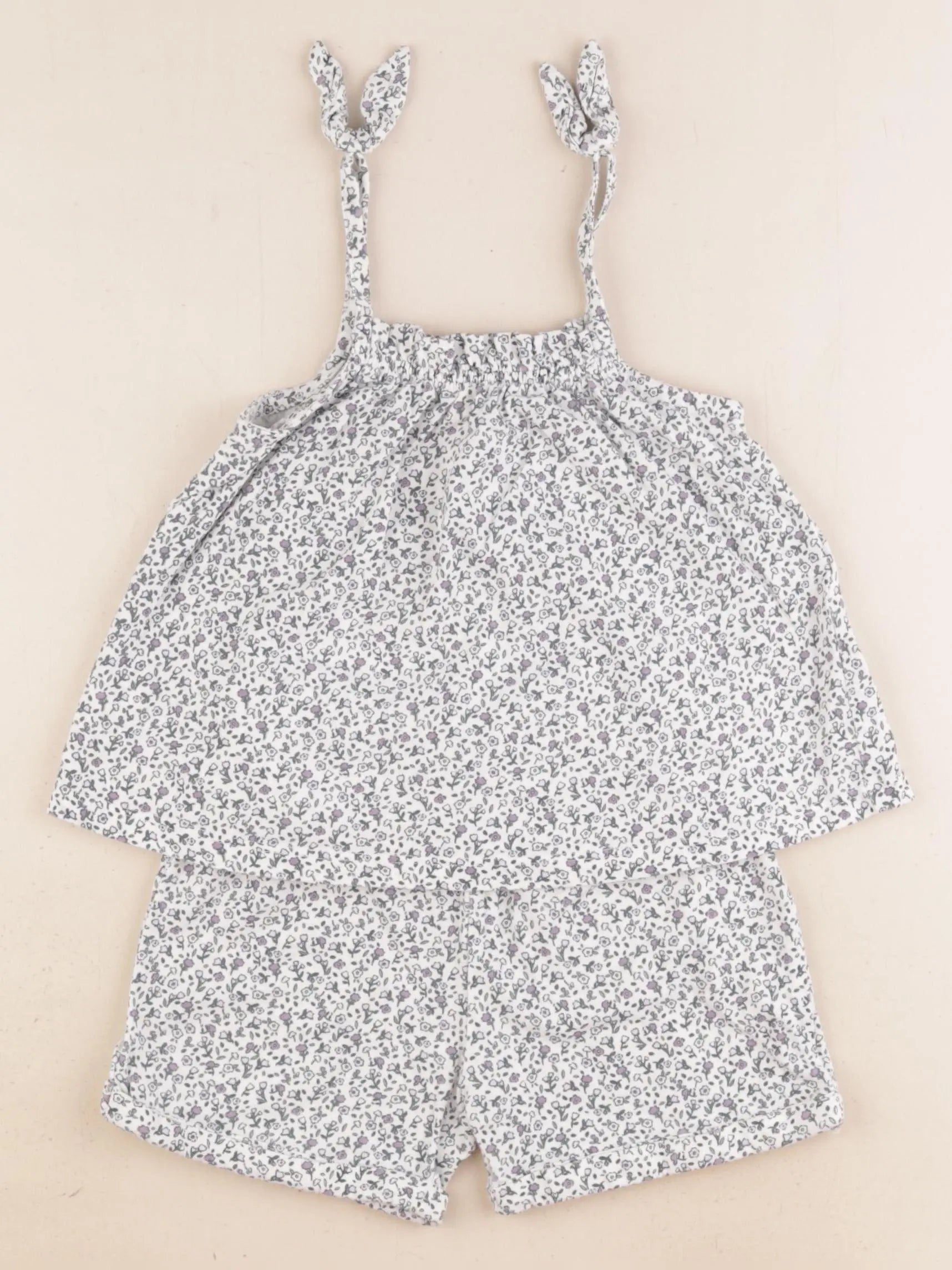 Vertbaudet - pyjama coton multicolore - 4 ans