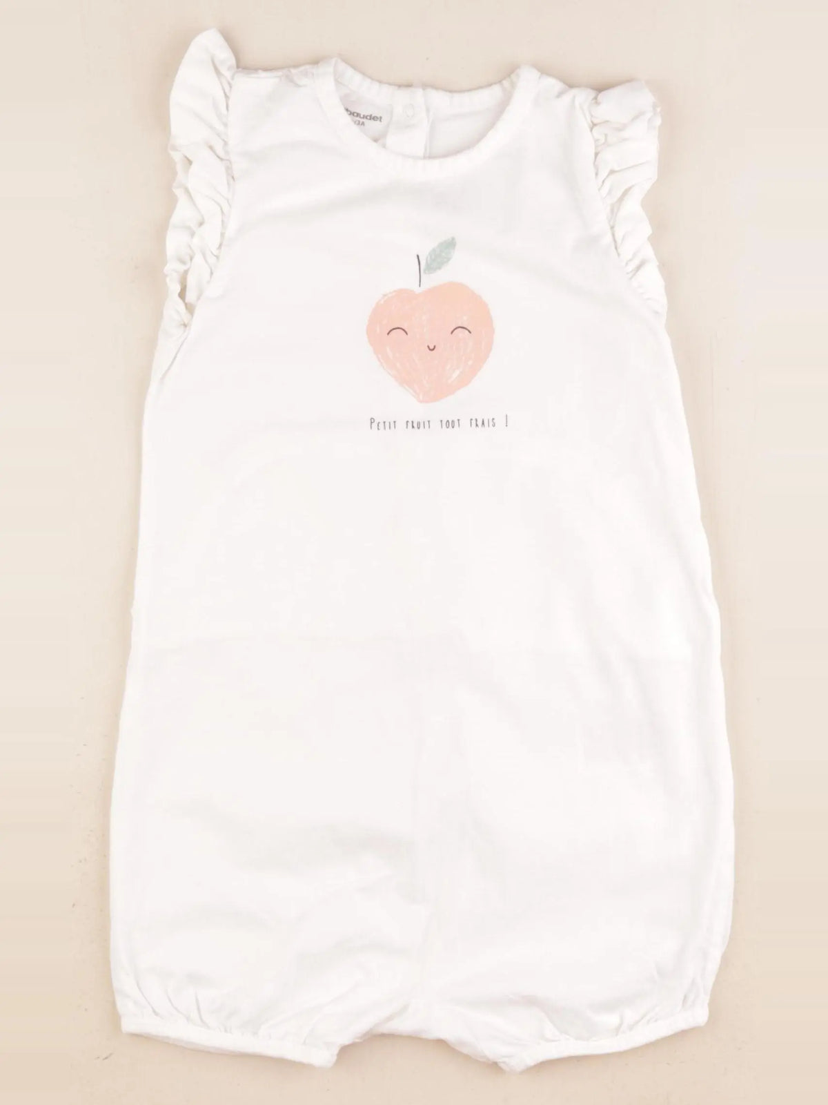 Vertbaudet - pyjama coton blanc - 3 ans