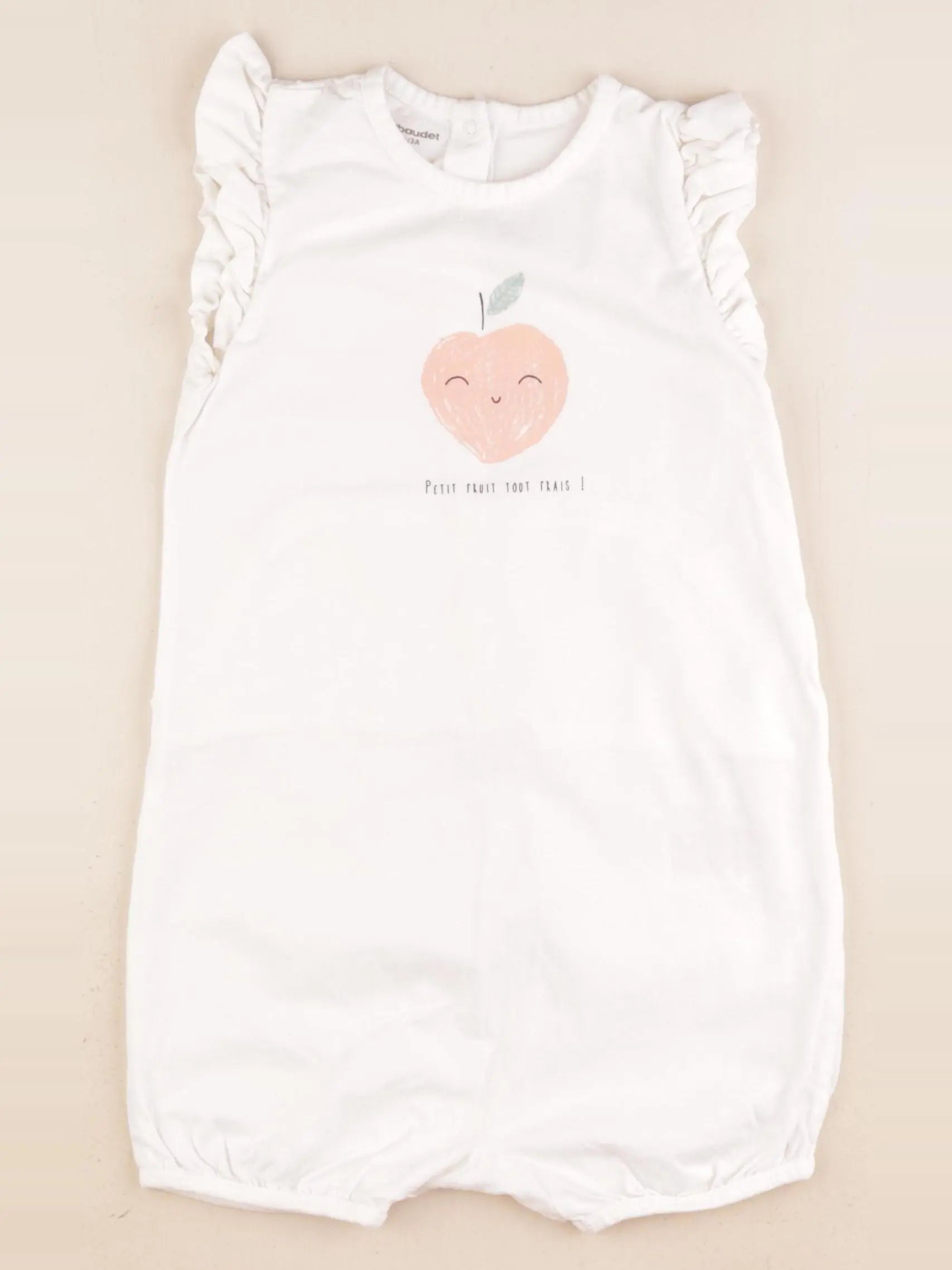 Vertbaudet - pyjama coton blanc - 3 ans