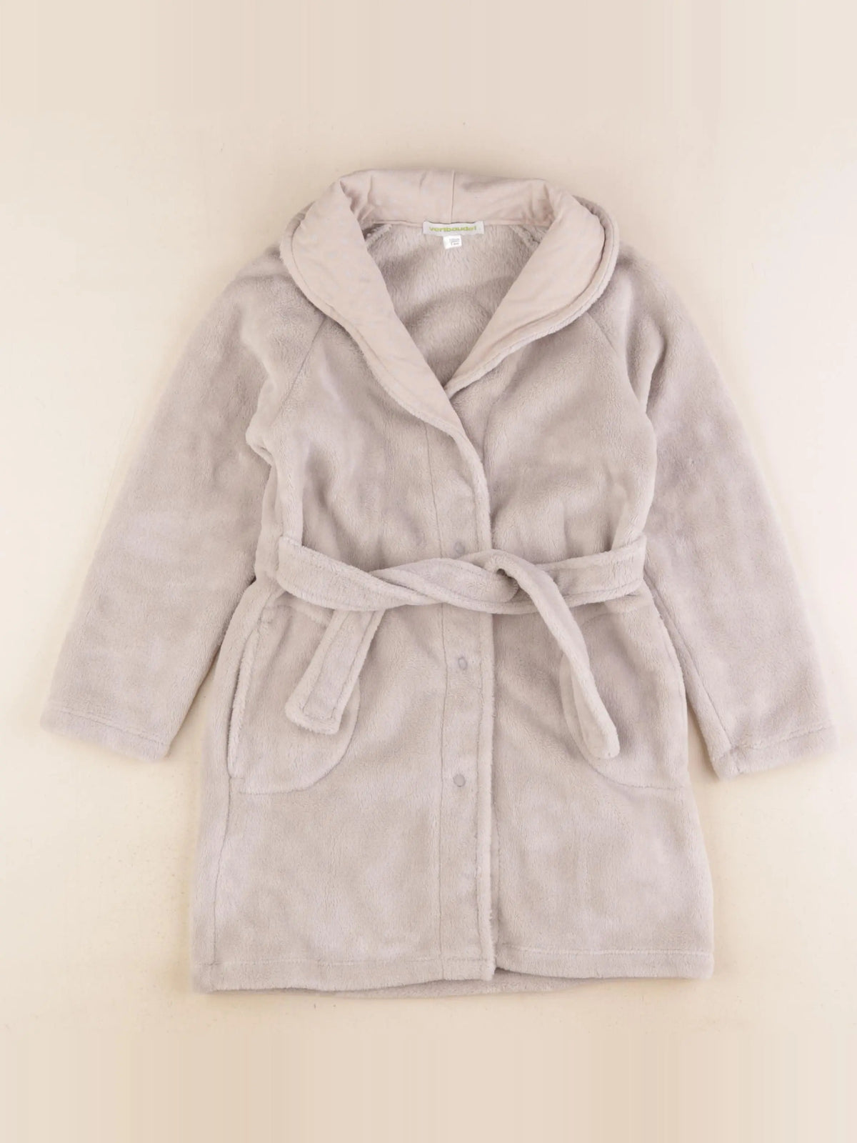 Vertbaudet - robe de chambre beige - 5 ans