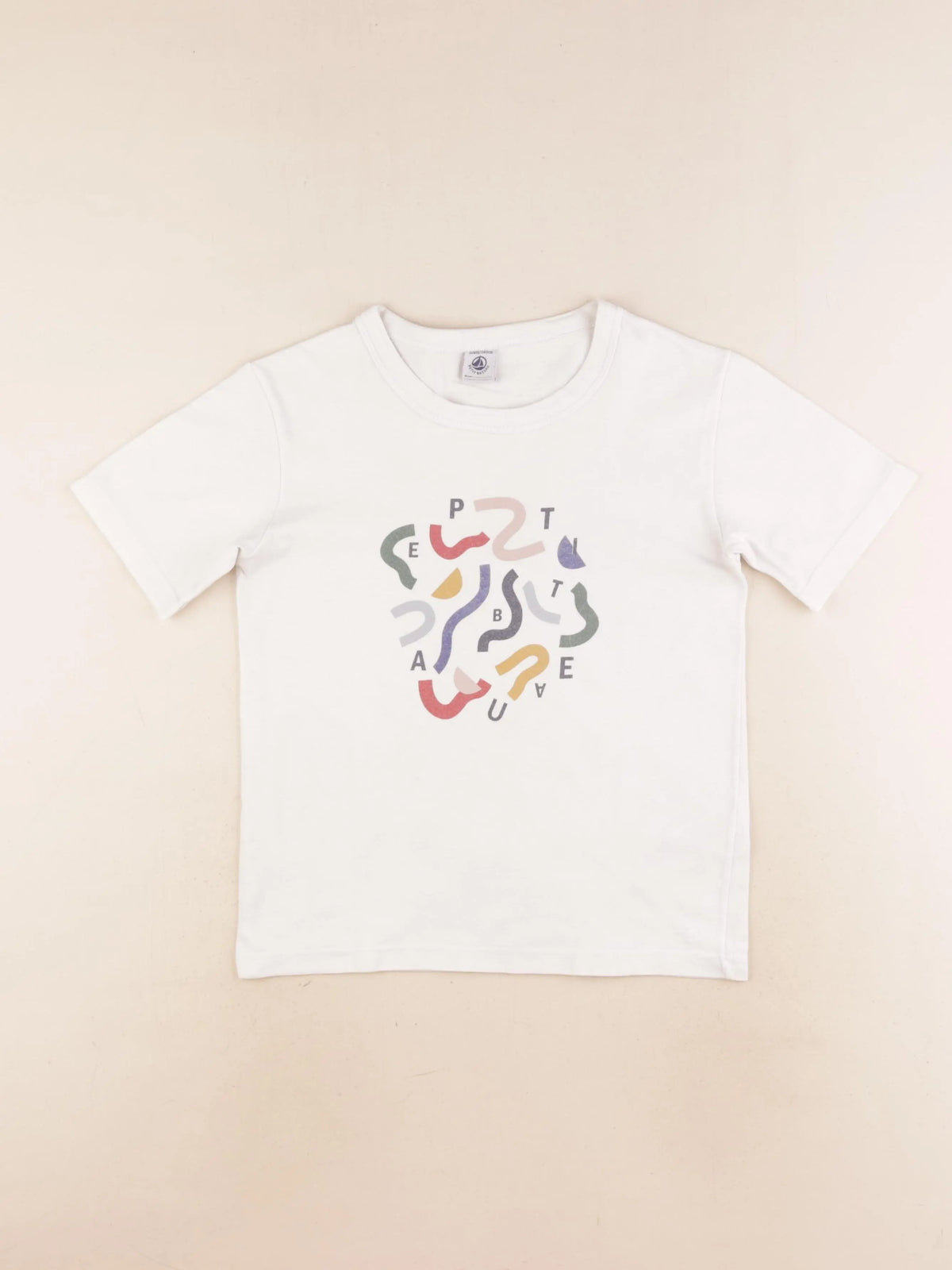 Petit Bateau - tee-shirt blanc - 10 ans