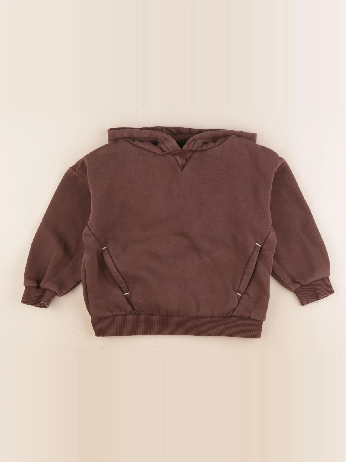 Vertbaudet - sweat marron - 5 ans