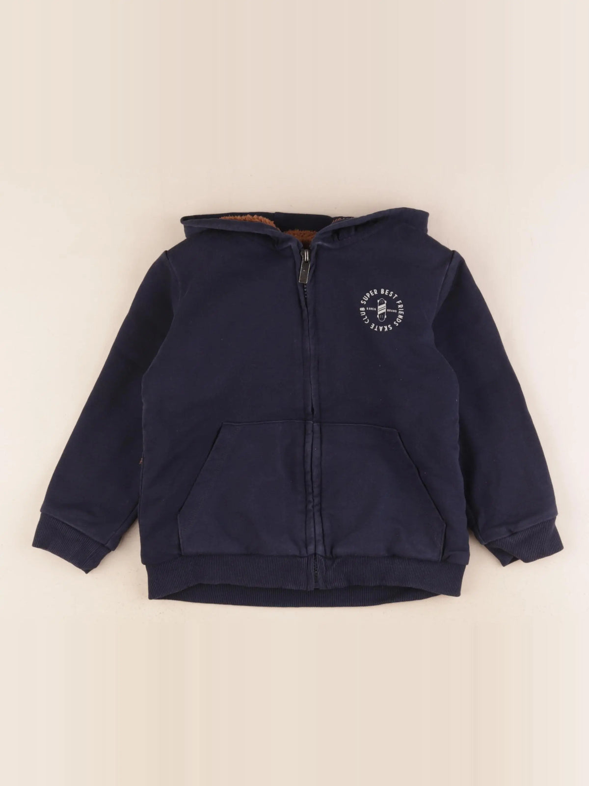 Vertbaudet - sweat bleu - 5 ans