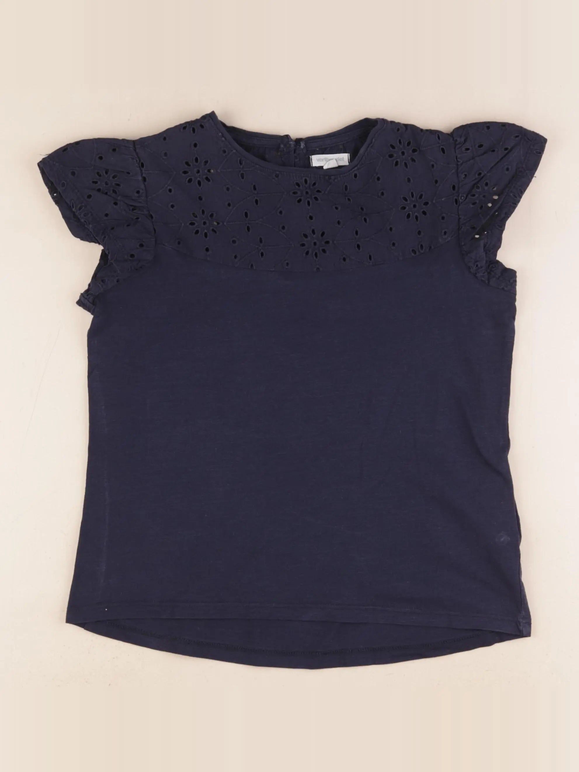 Vertbaudet - tee-shirt bleu - 10 ans