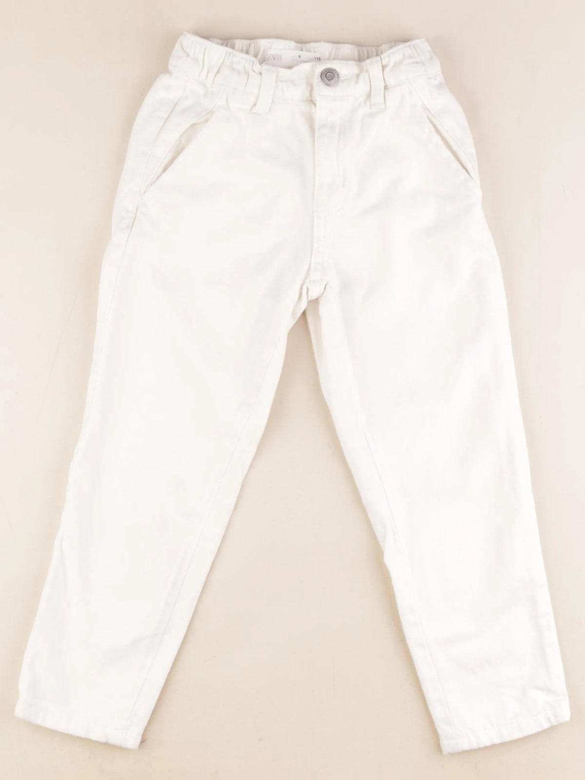 Zara - jean blanc - 6 ans
