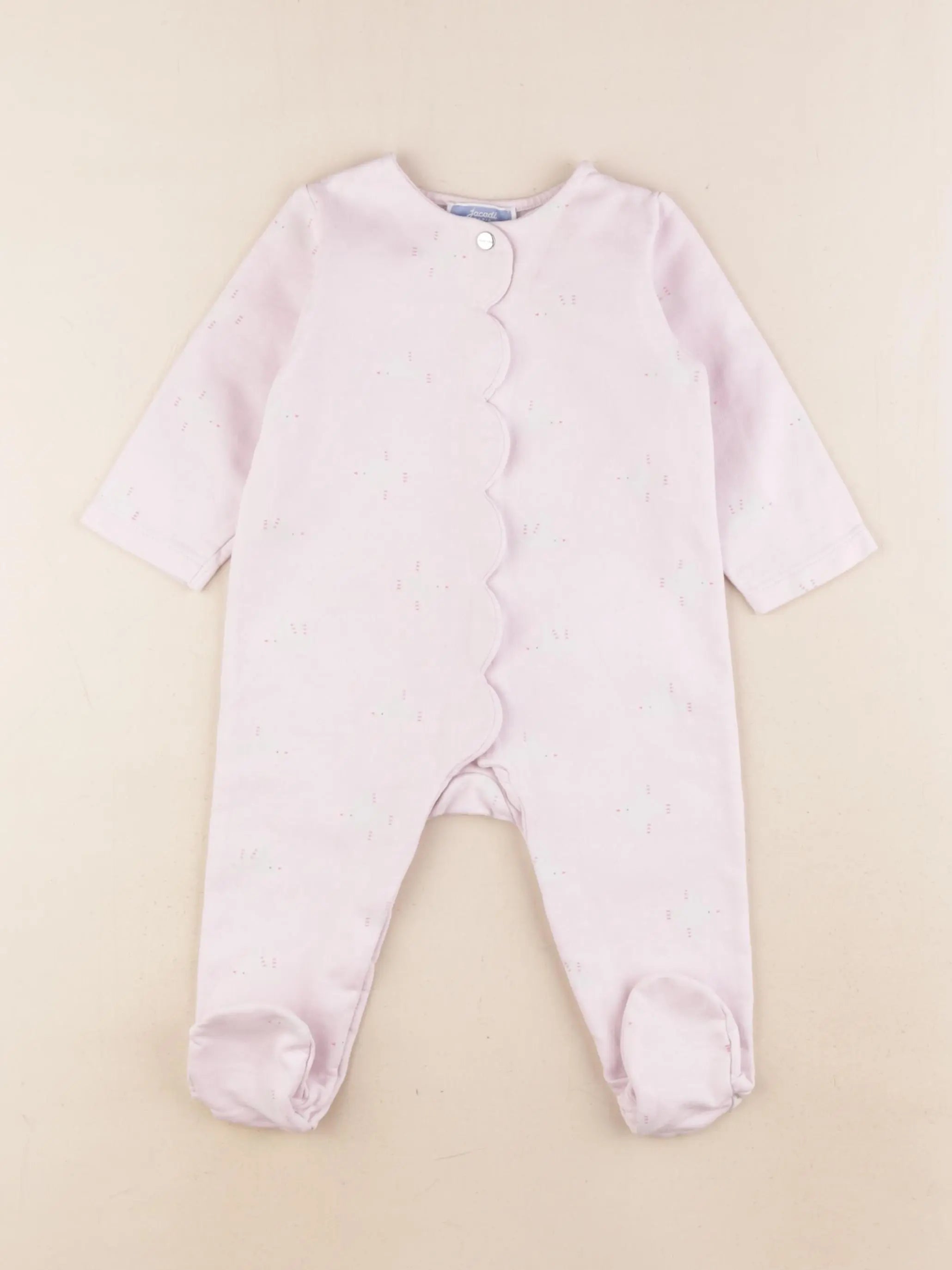 Jacadi - pyjama coton rose - 12 mois