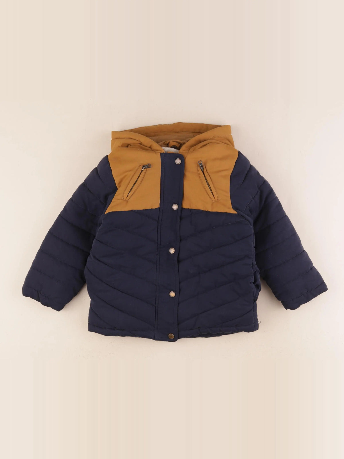 Vertbaudet - manteau bleu - 3 ans