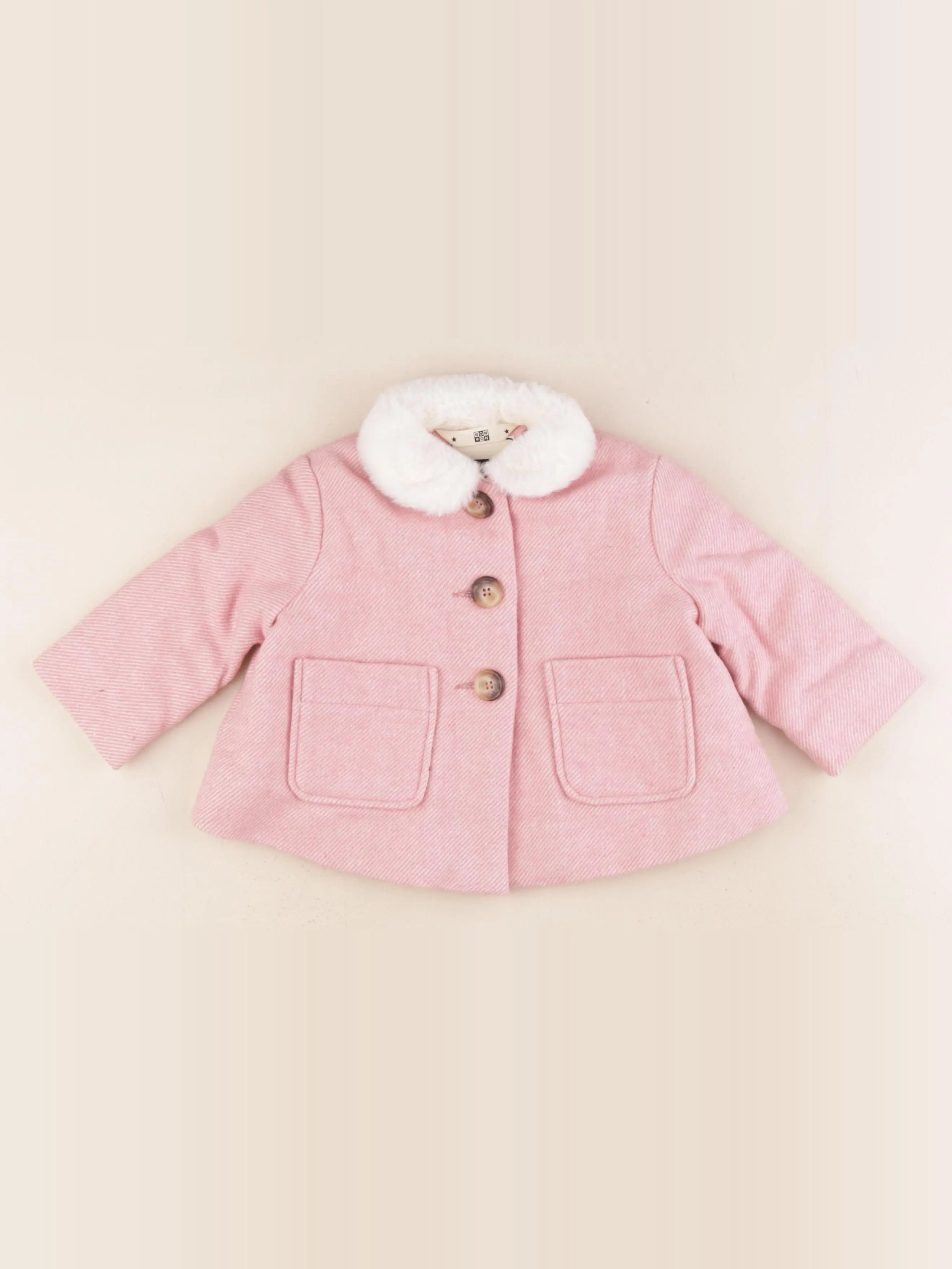 Bonton - imperméable rose - 2 ans