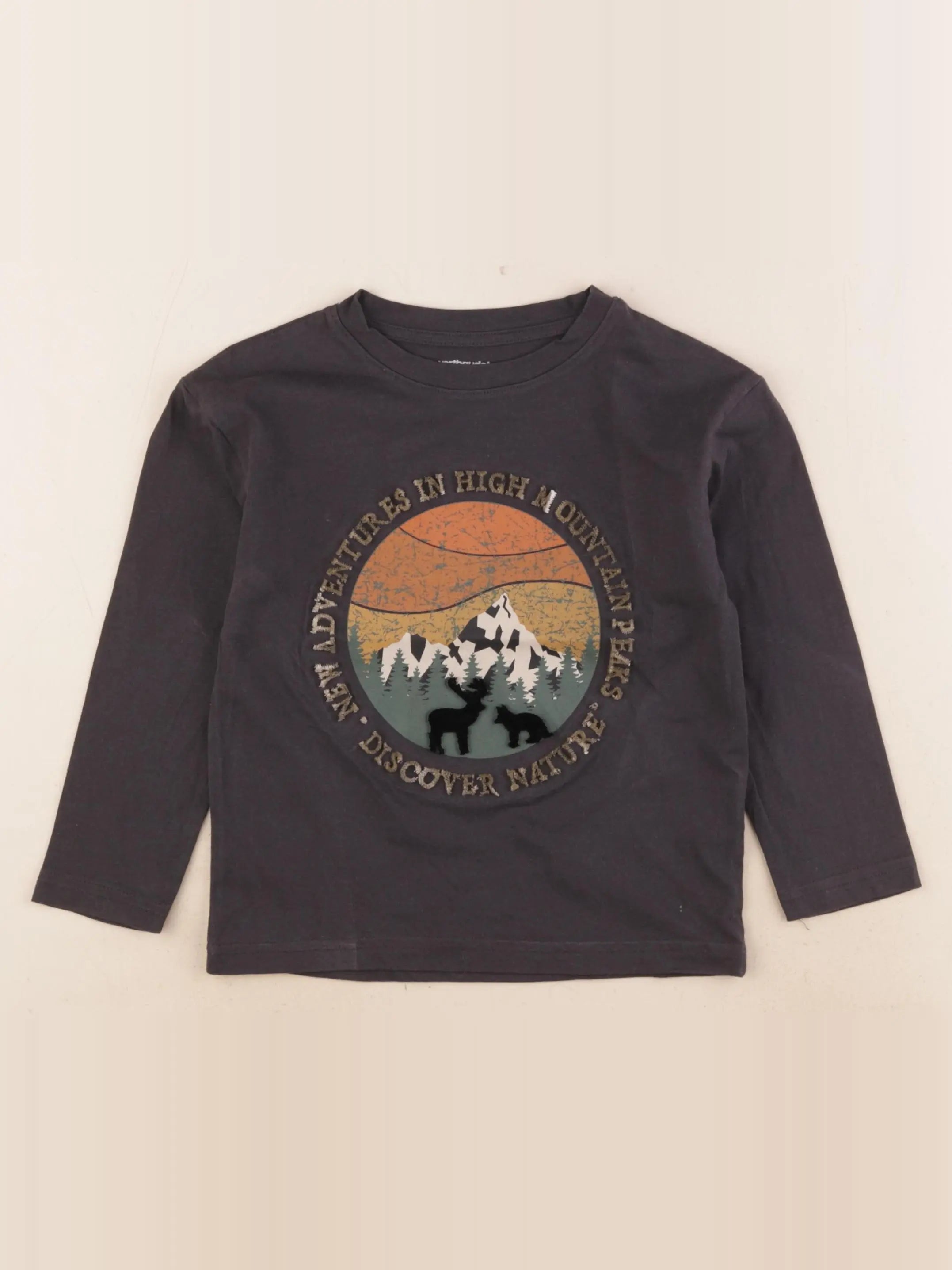 Vertbaudet - tee-shirt multicolore - 5 ans