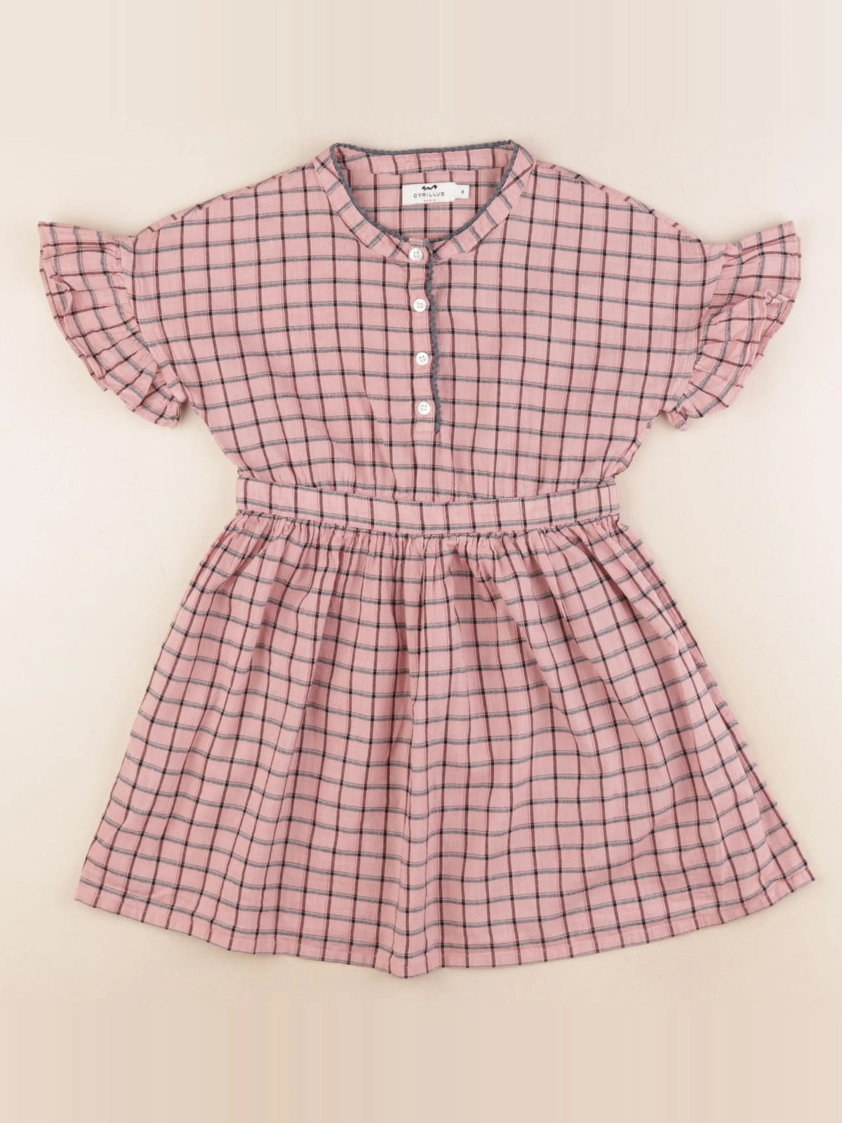 Cyrillus - robe rose - 8 ans