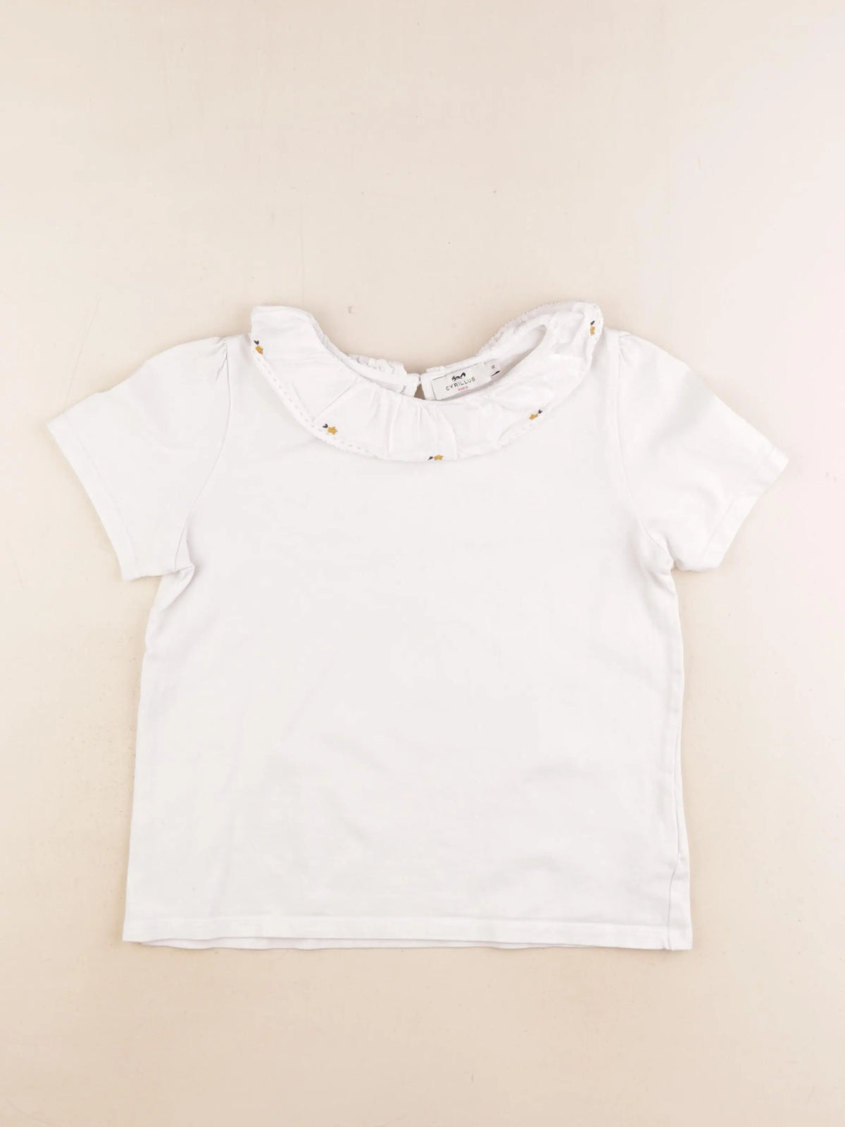 Cyrillus - tee-shirt beige - 12 ans