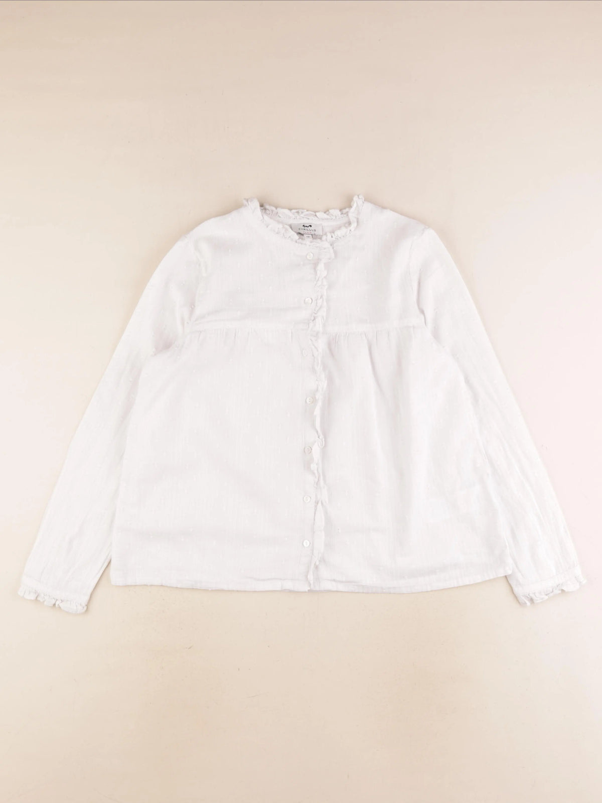 Cyrillus - blouse beige - 12 ans