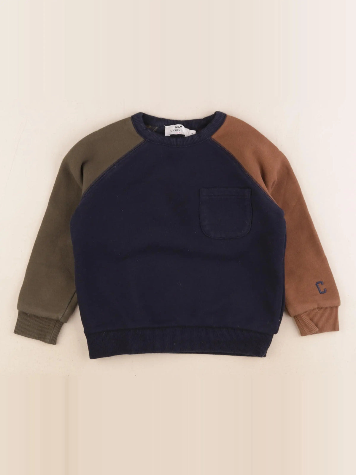 Cyrillus - sweat bleu - 4 ans
