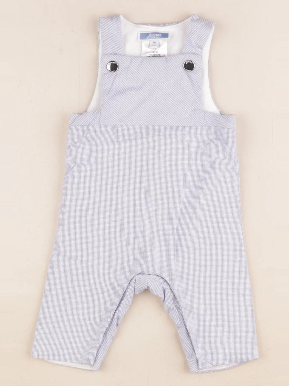 Jacadi - salopette doublé bleu - 1 mois