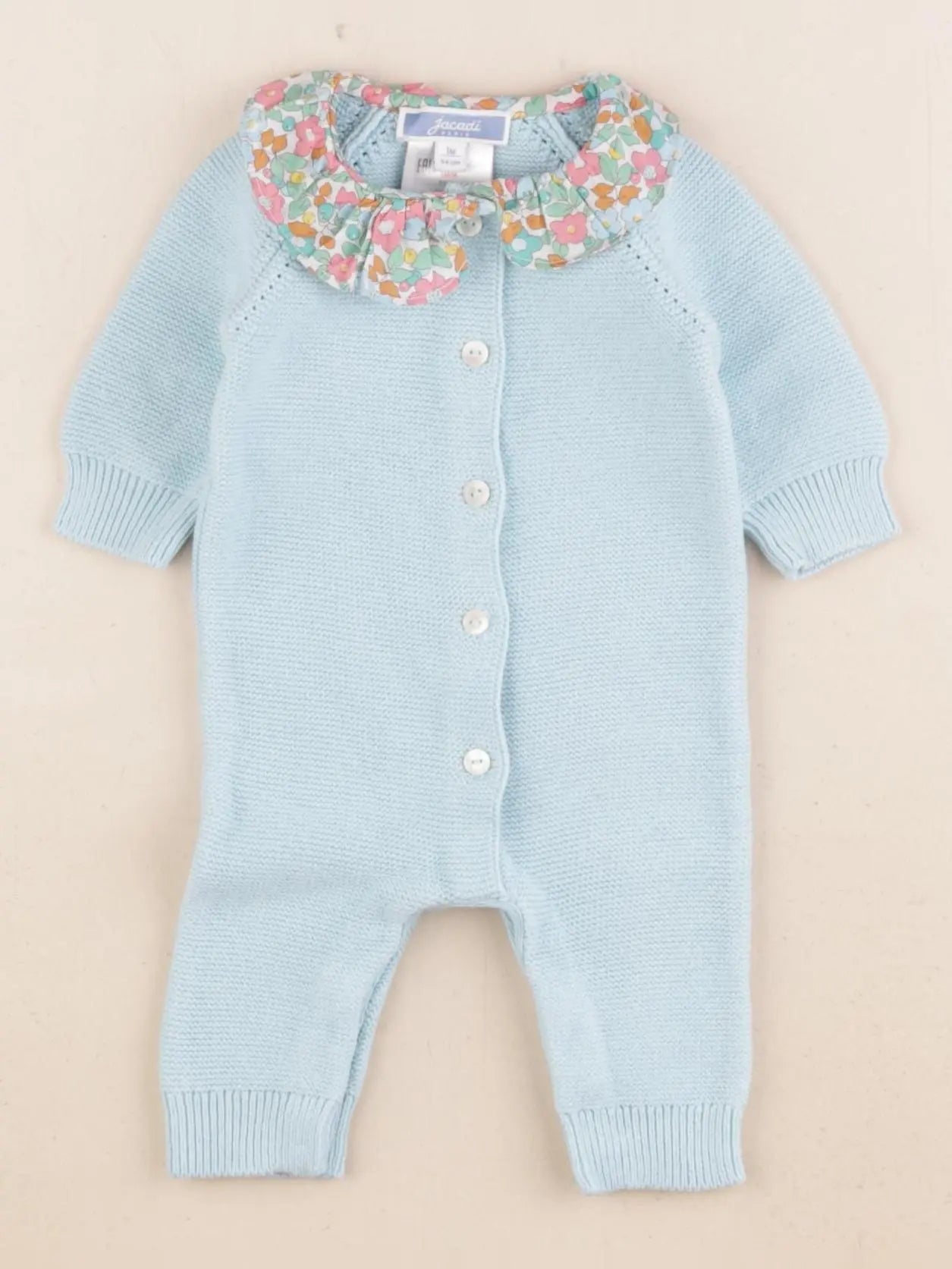 Jacadi - combinaison vert - 1 mois