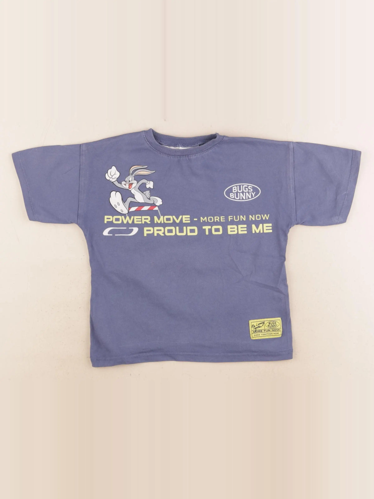 Zara - tee-shirt imprimé au dos bleu - 4 ans