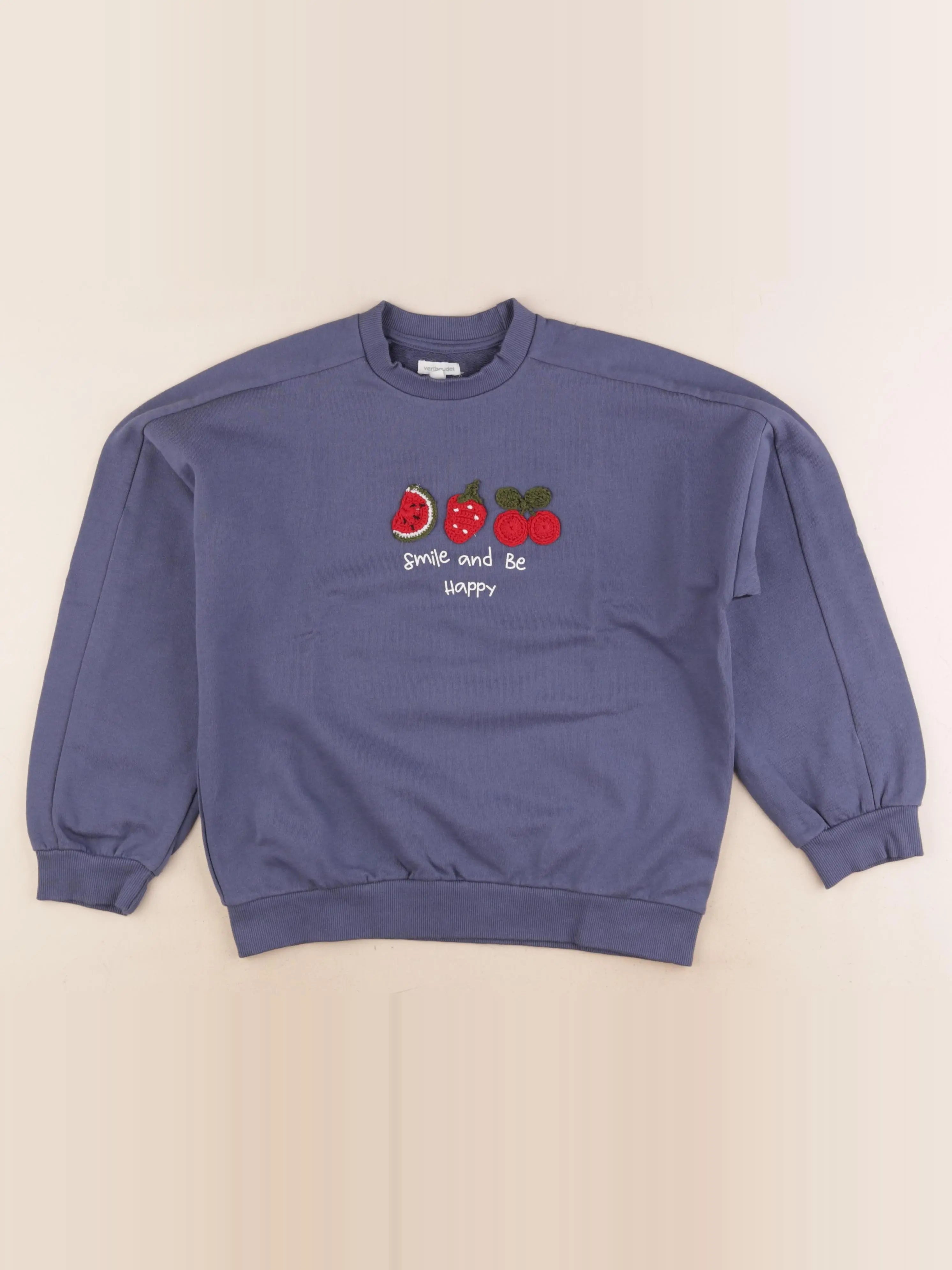 Vertbaudet - sweat bleu - 12 ans