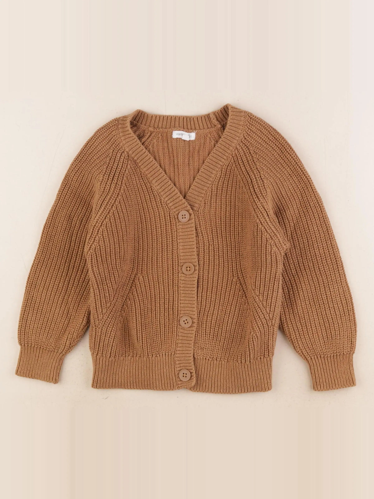 Vertbaudet - gilet marron - 5 ans