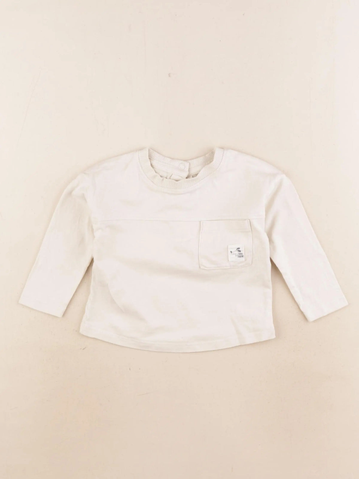 La Redoute - tee-shirt beige - 12 mois